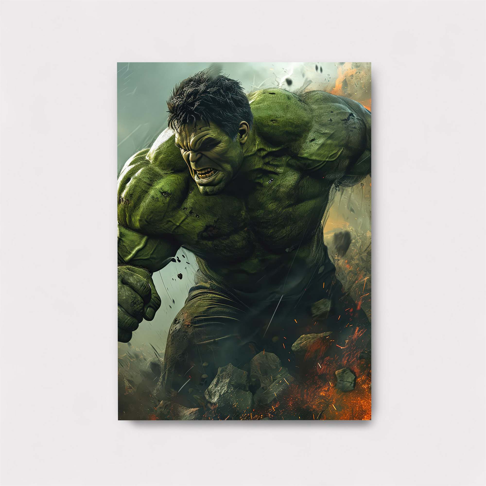 Hulk Rampage Safe Wall Magnetic / M