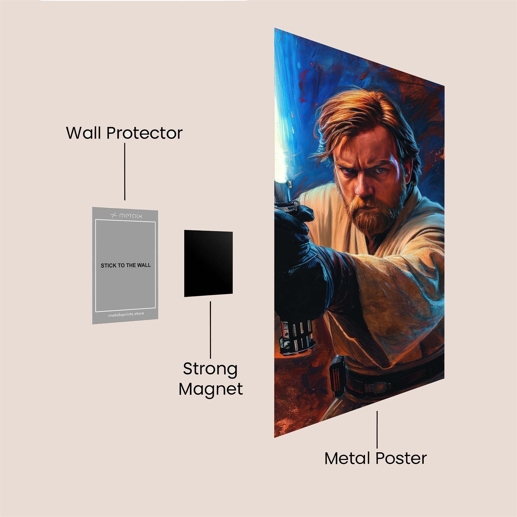 Kenobi Fierce Safe Wall Magnetic / M