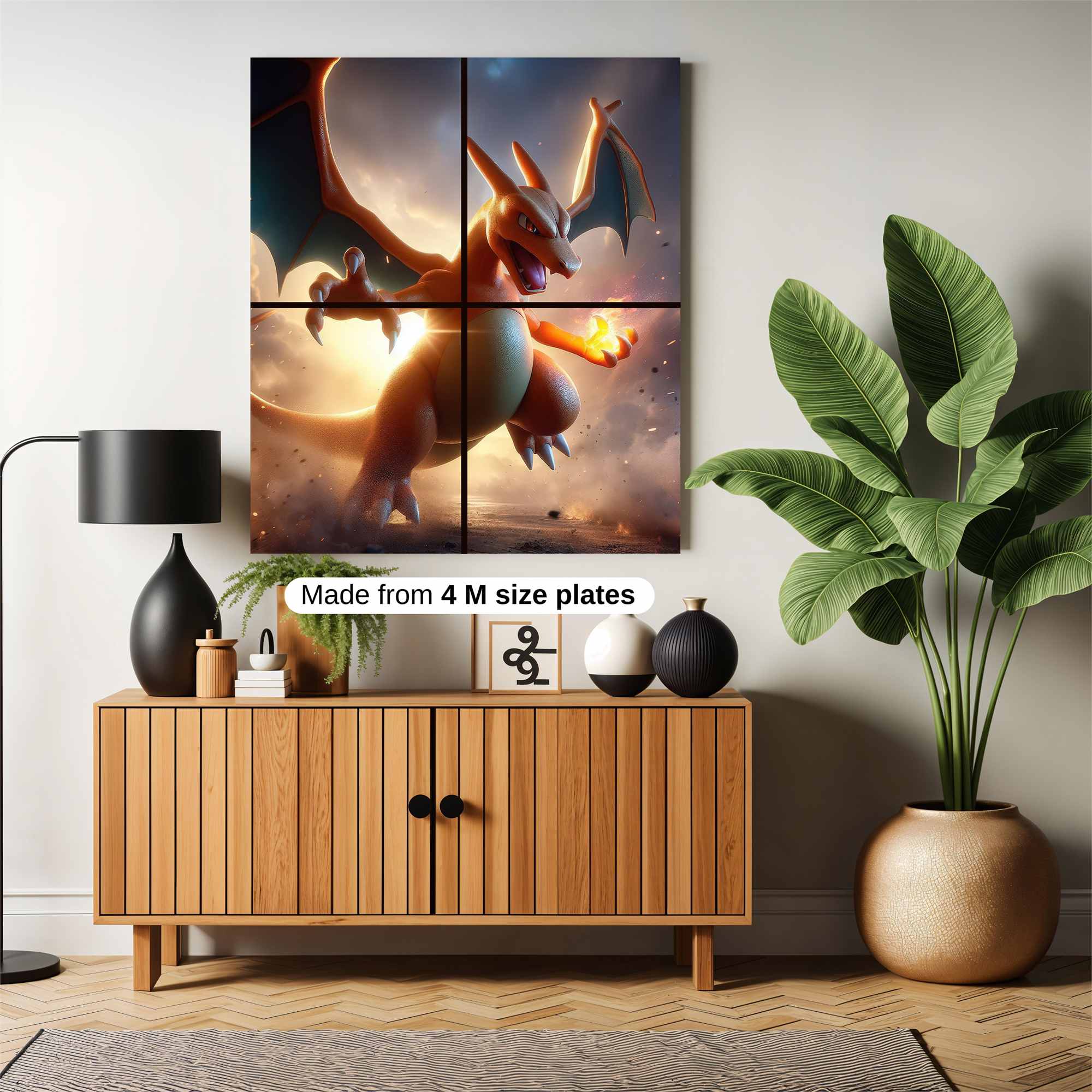 Charizard Blaze Safe Wall Magnetic / M