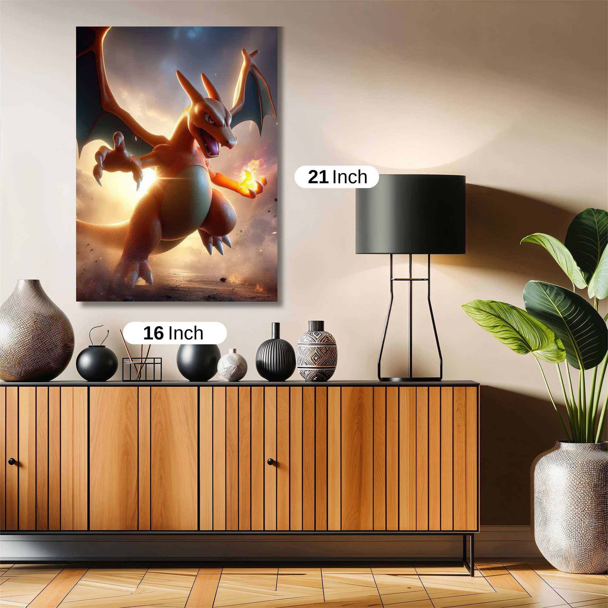 Charizard Blaze Safe Wall Magnetic / M
