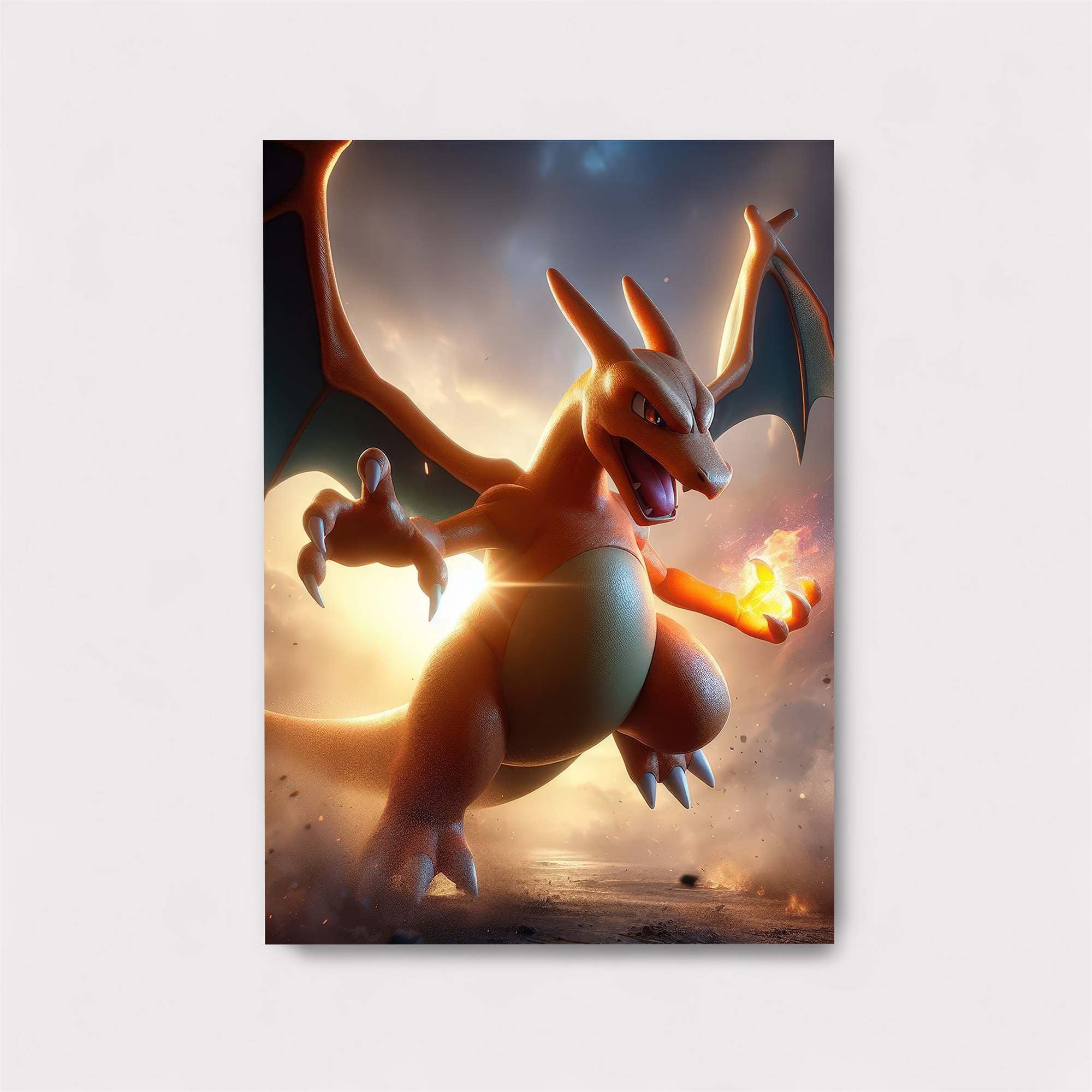 Charizard Blaze Safe Wall Magnetic / M