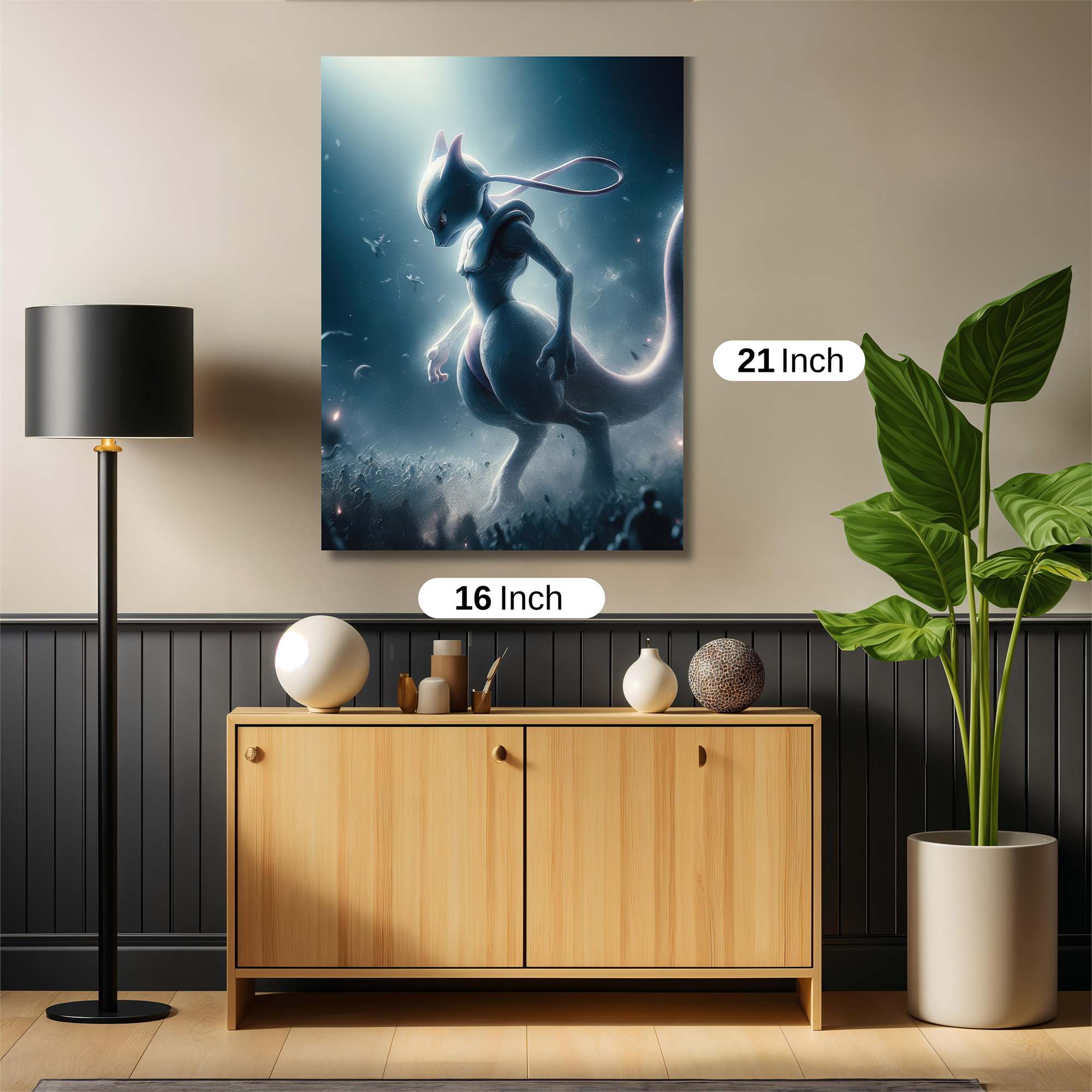 Mewtwo Mystique Safe Wall Magnetic / M