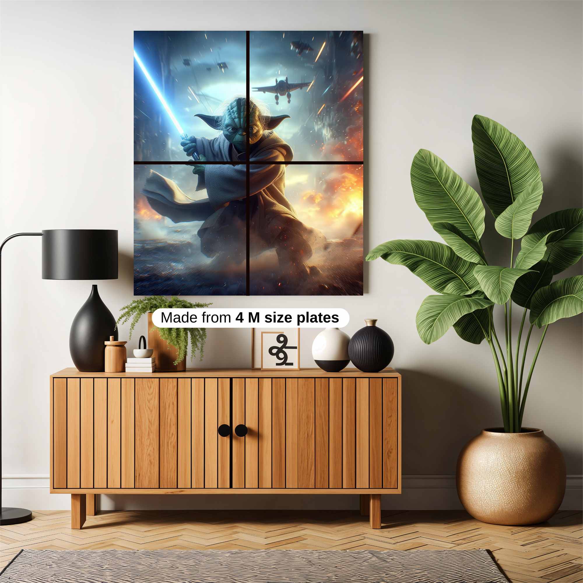 Yoda Unleashed Safe Wall Magnetic / M