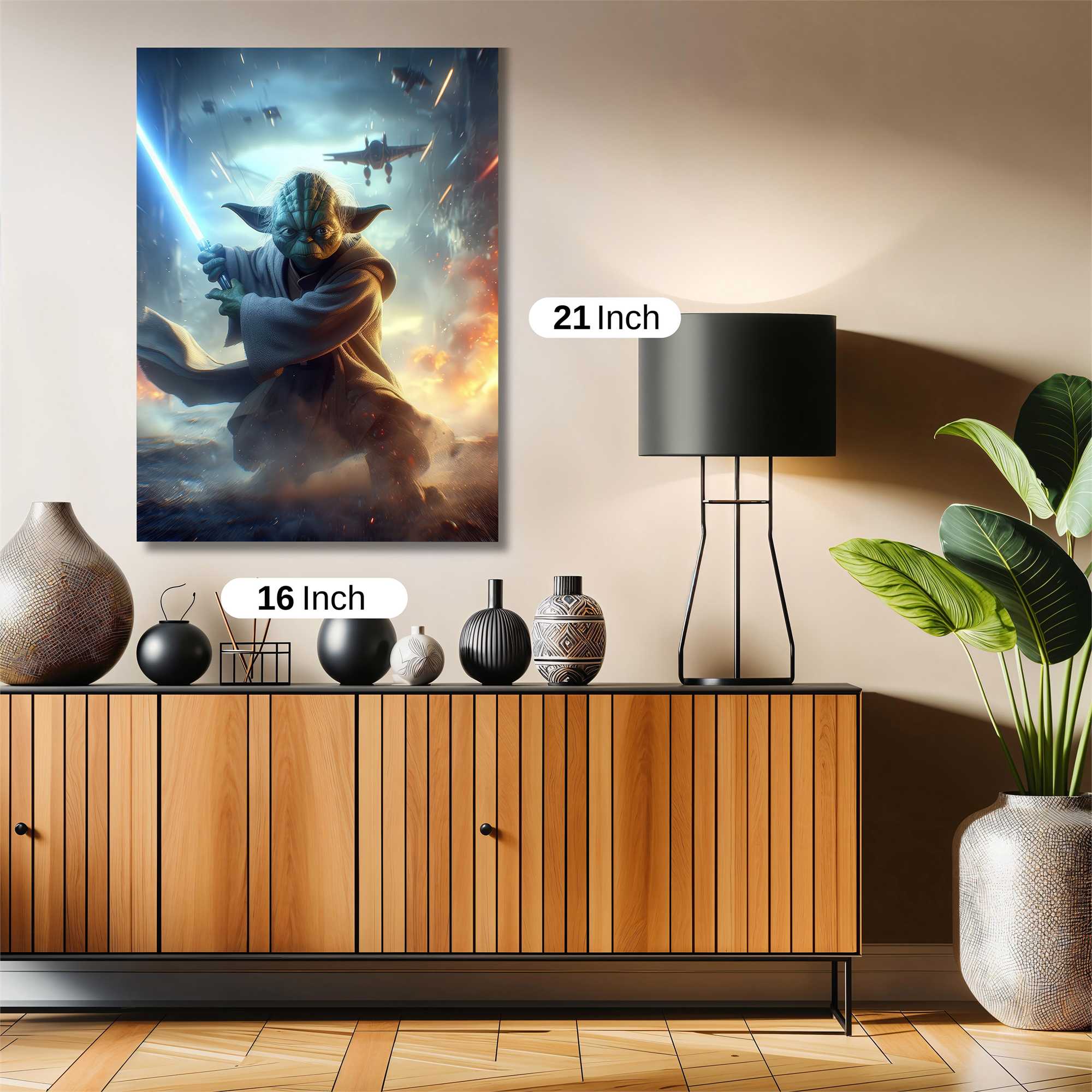 Yoda Unleashed Safe Wall Magnetic / M