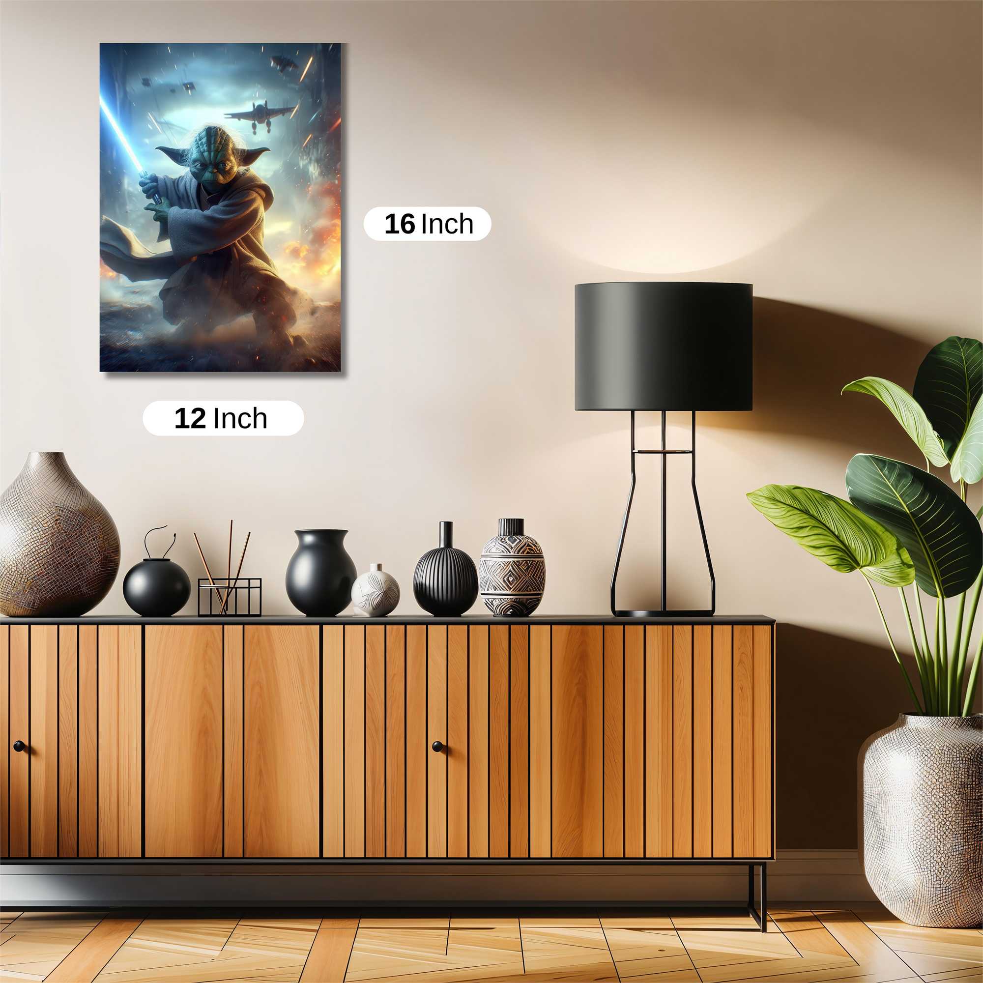 Yoda Unleashed Safe Wall Magnetic / M