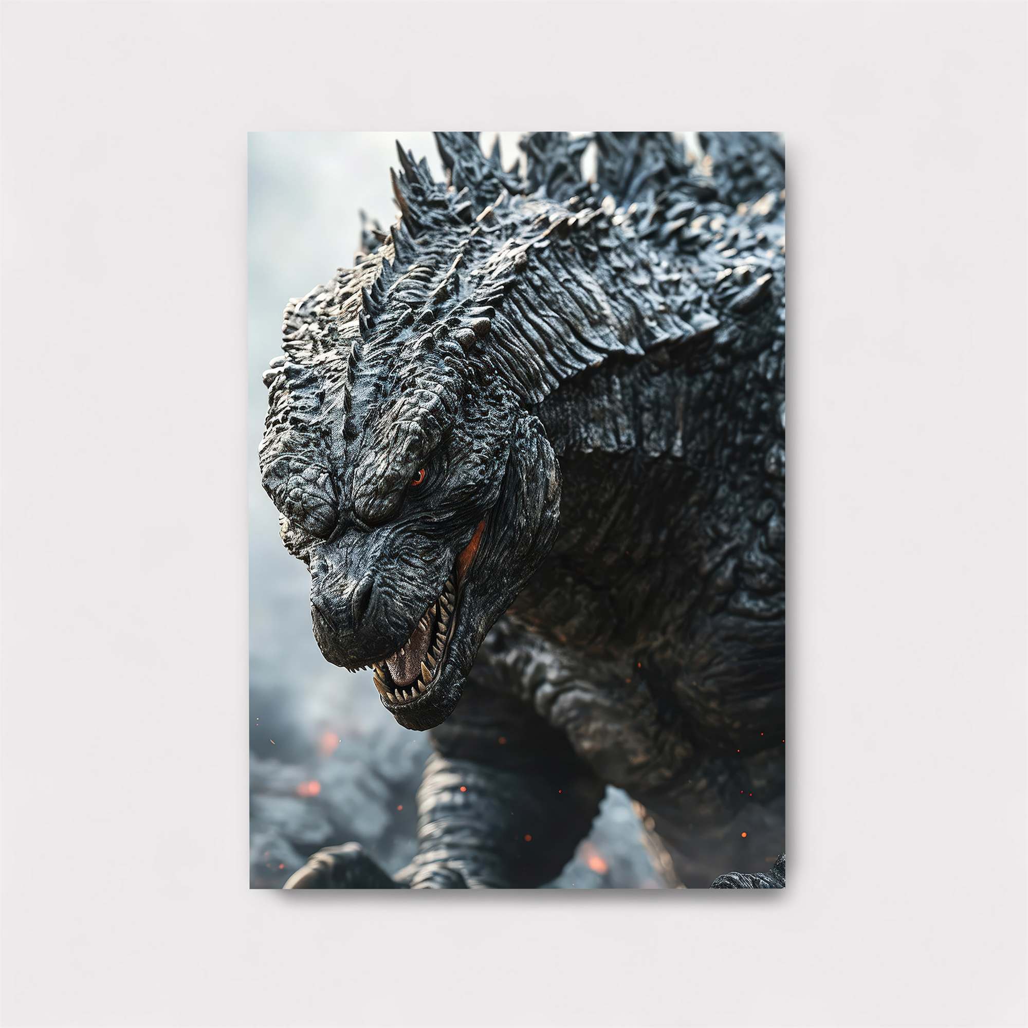 Godzilla Rampant Safe Wall Magnetic / M