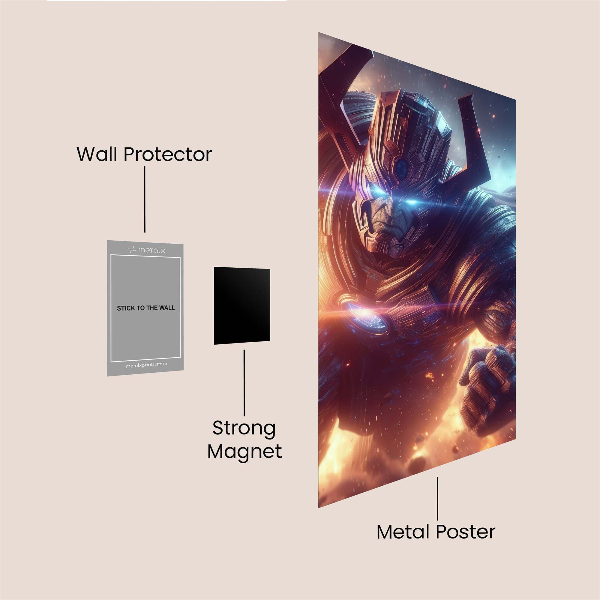 Galactus Unleashed Safe Wall Magnetic / M