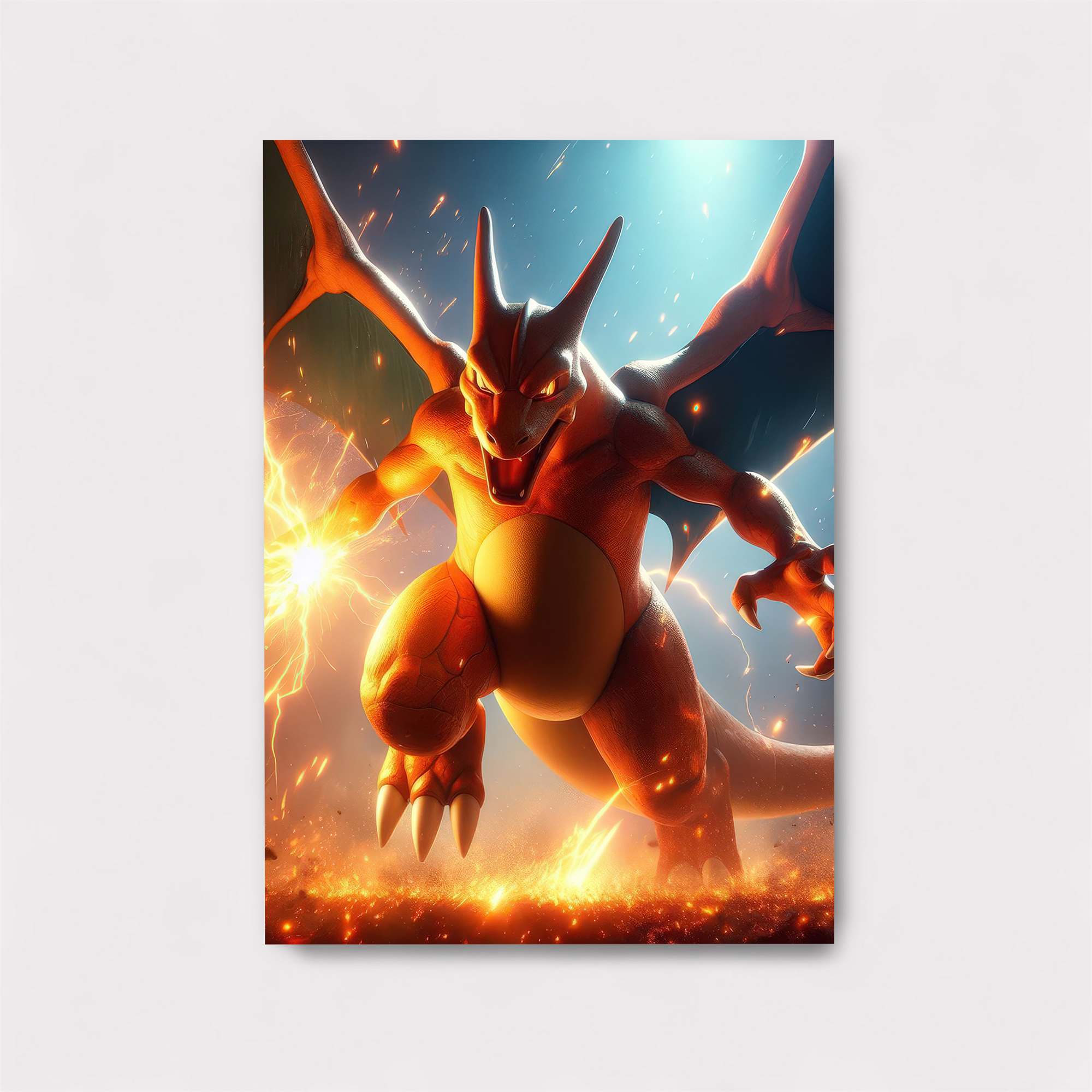 Charizard Fiery Safe Wall Magnetic / M