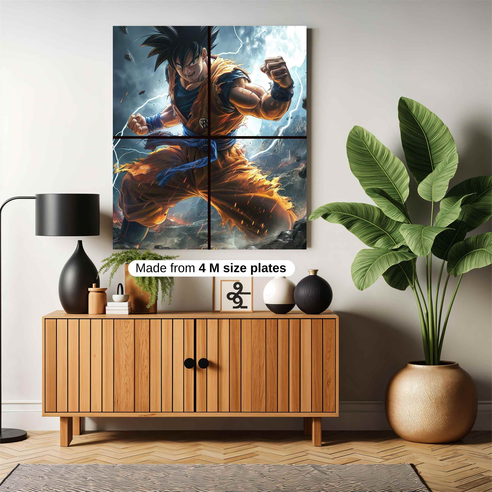 Goku Thunderous Safe Wall Magnetic / M
