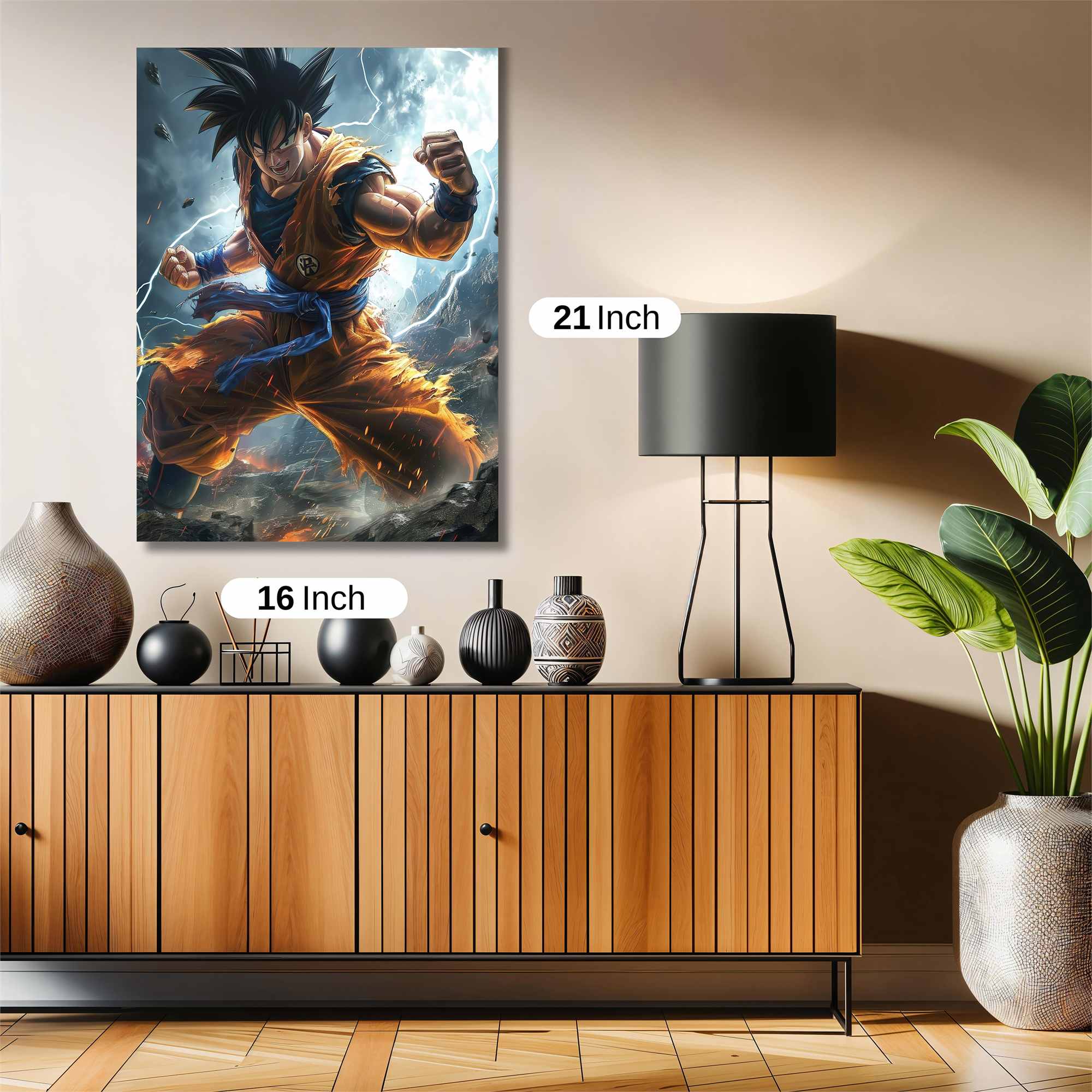 Goku Thunderous Safe Wall Magnetic / M