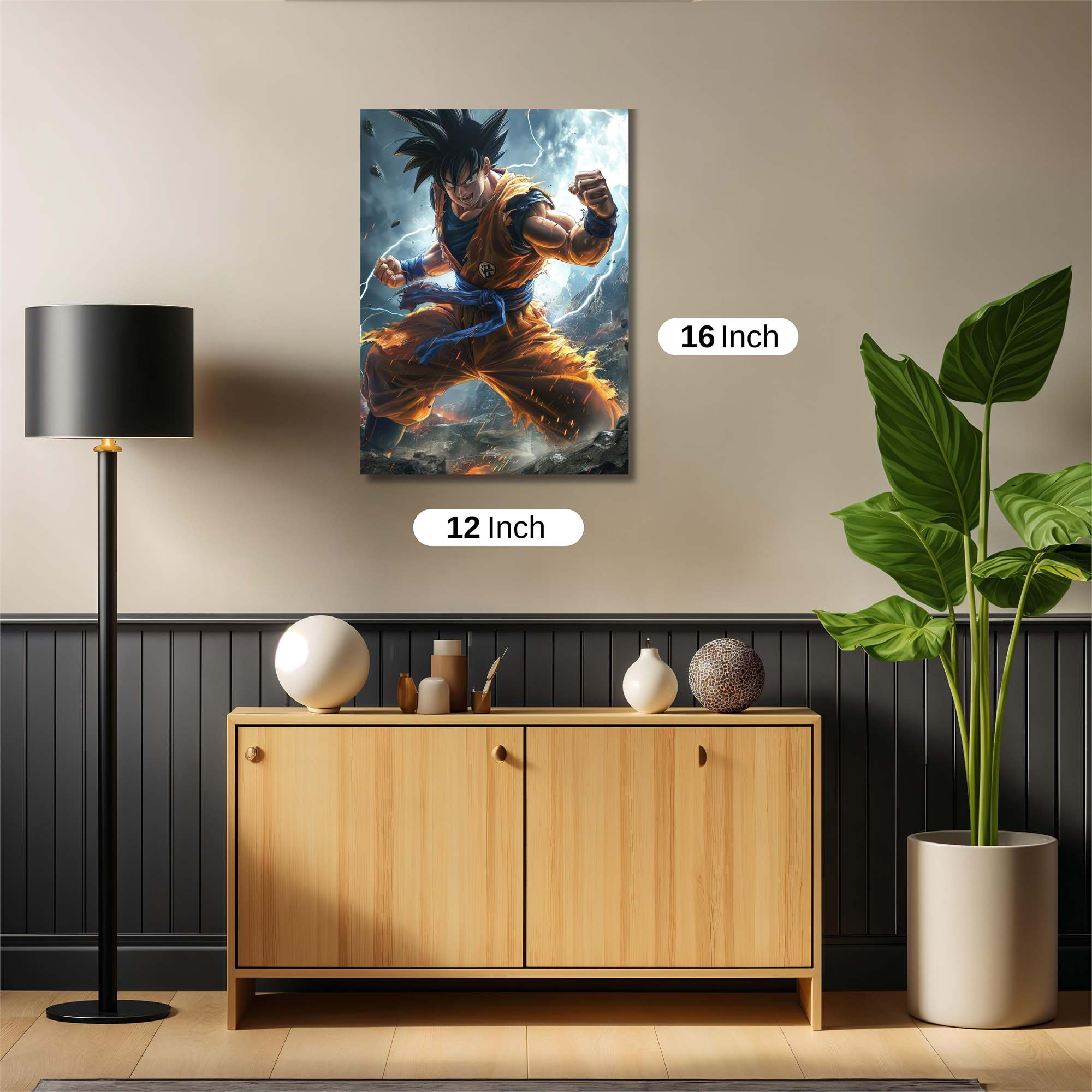 Goku Thunderous Safe Wall Magnetic / M