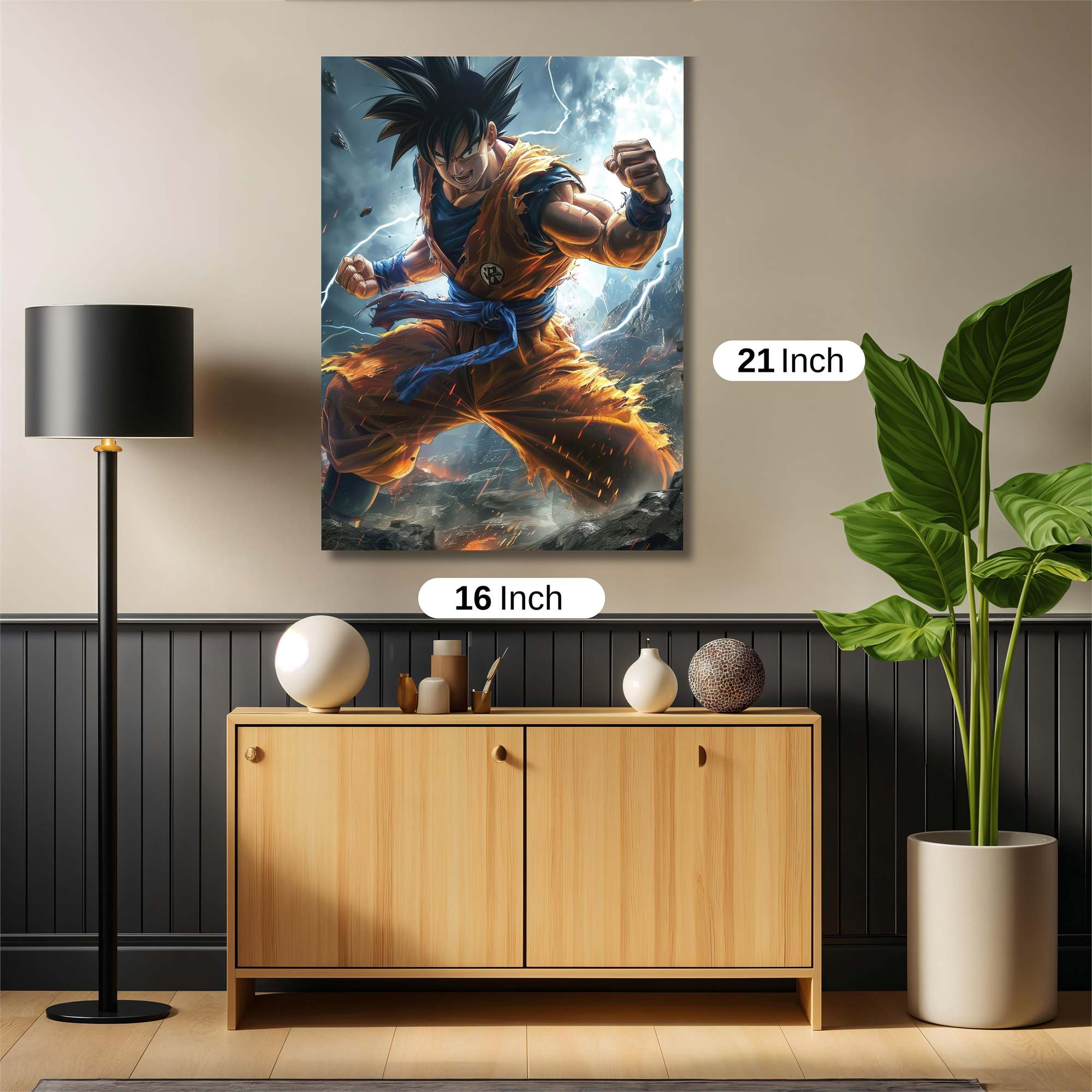 Goku Thunderous Safe Wall Magnetic / M