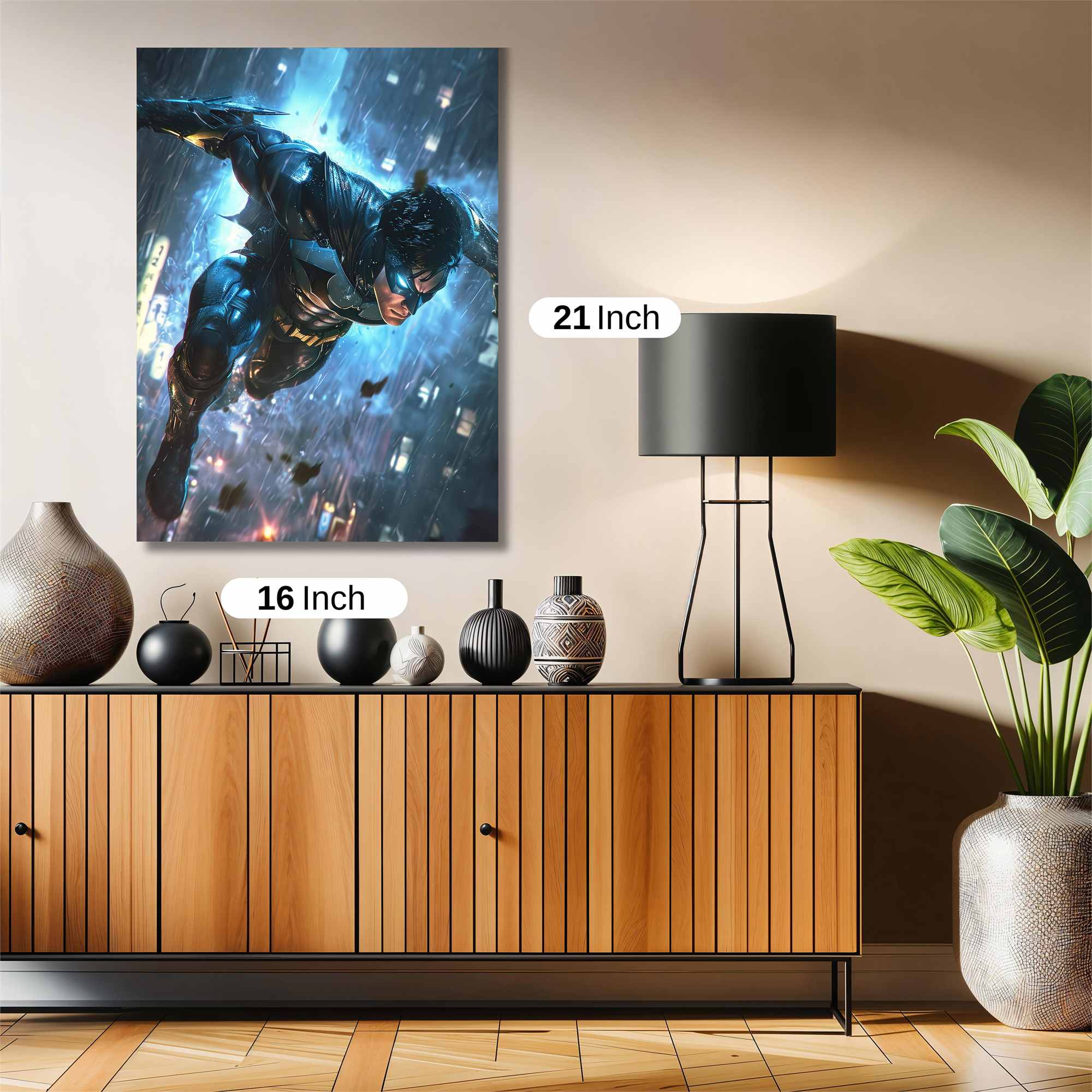 Nightwing Dazzling Safe Wall Magnetic / M