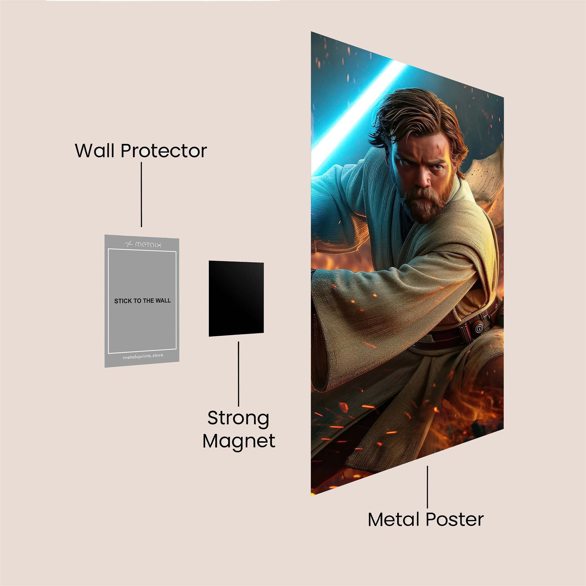 Kenobi Fierce Safe Wall Magnetic / M