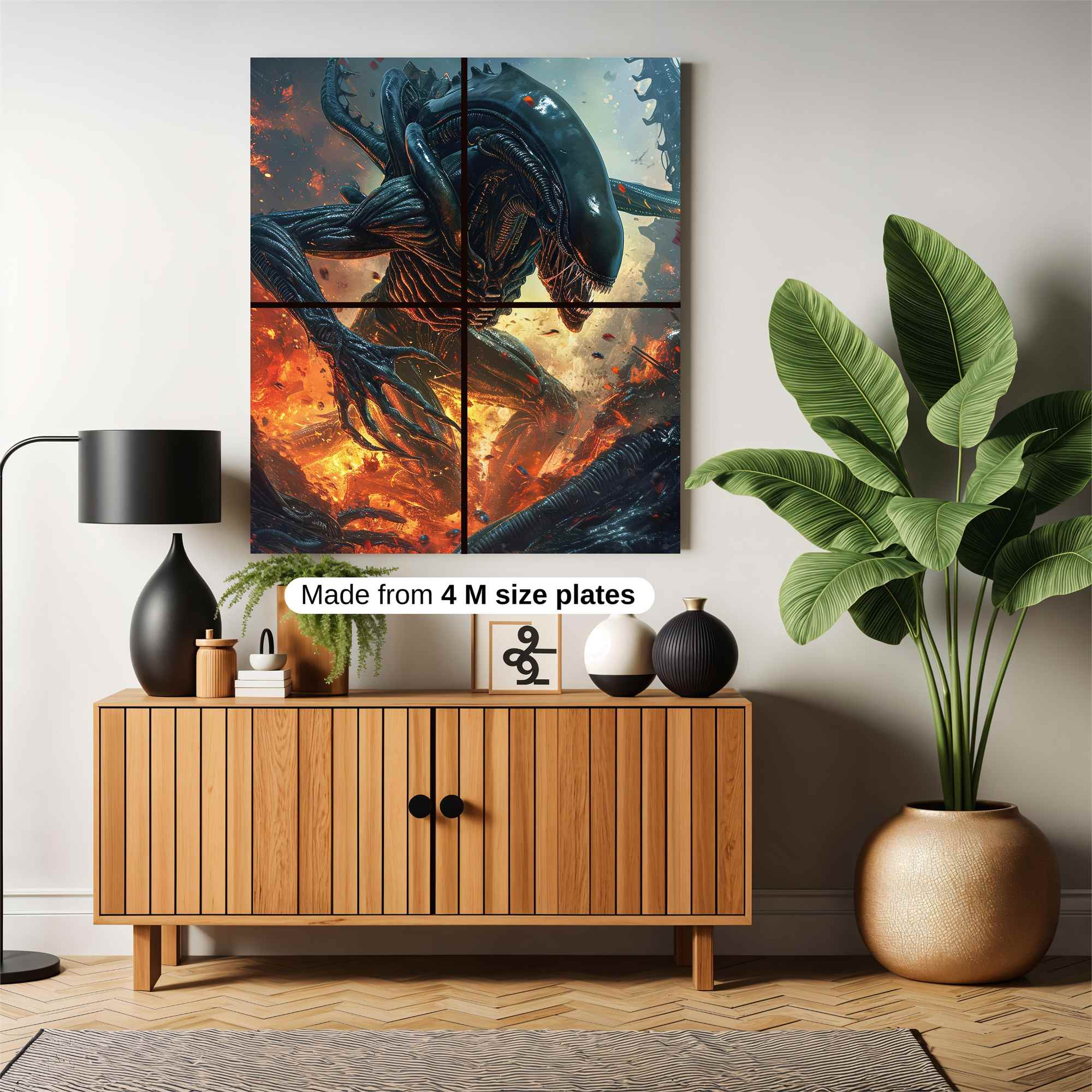 Xenomorph Inferno Safe Wall Magnetic / M