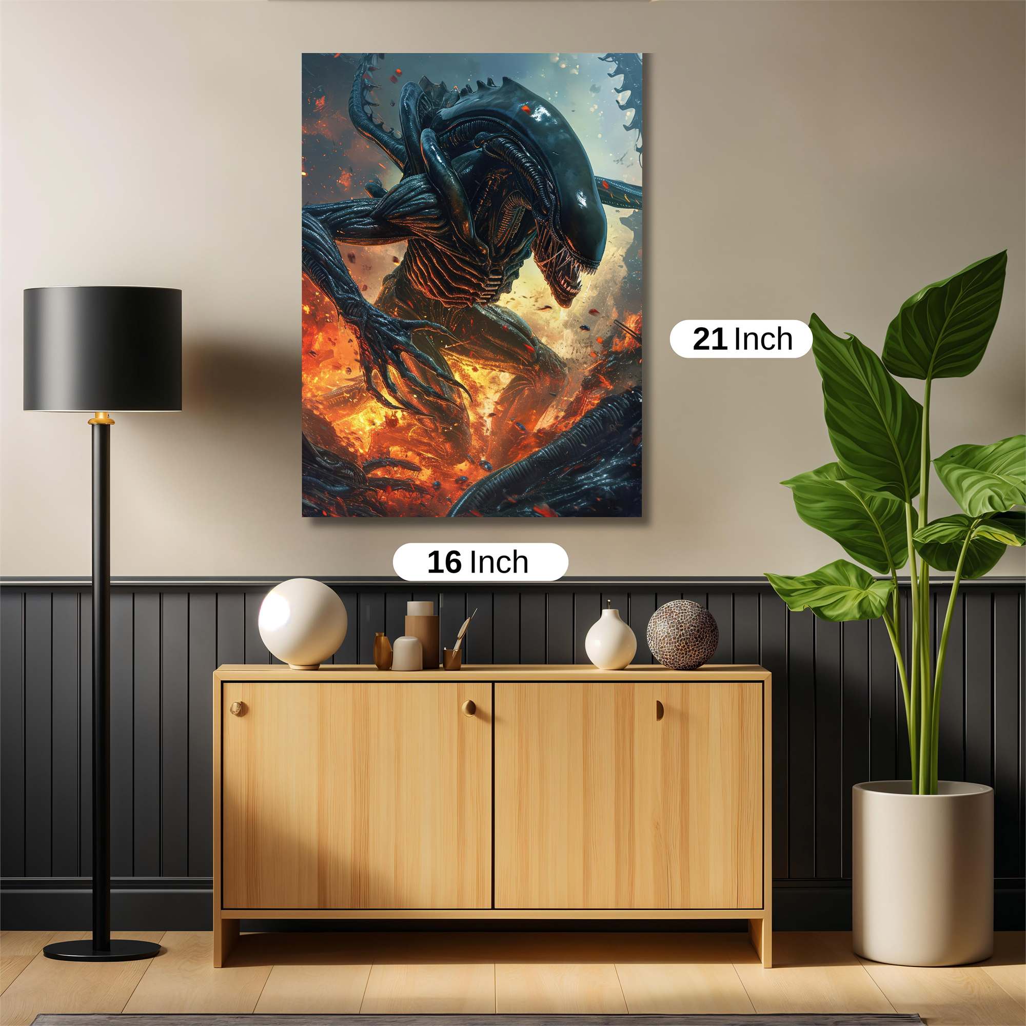 Xenomorph Inferno Safe Wall Magnetic / M