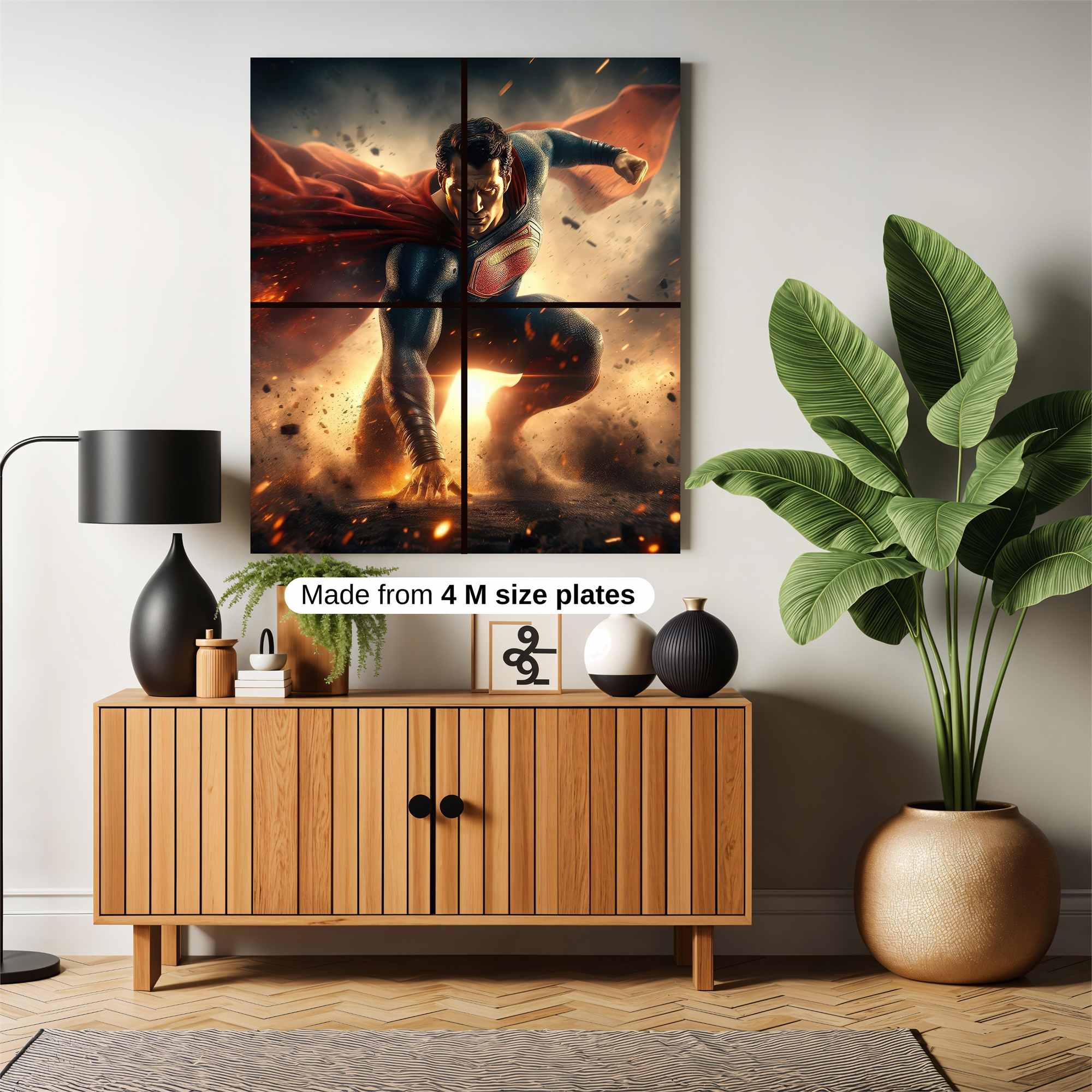 Superman Resolute Safe Wall Magnetic / M