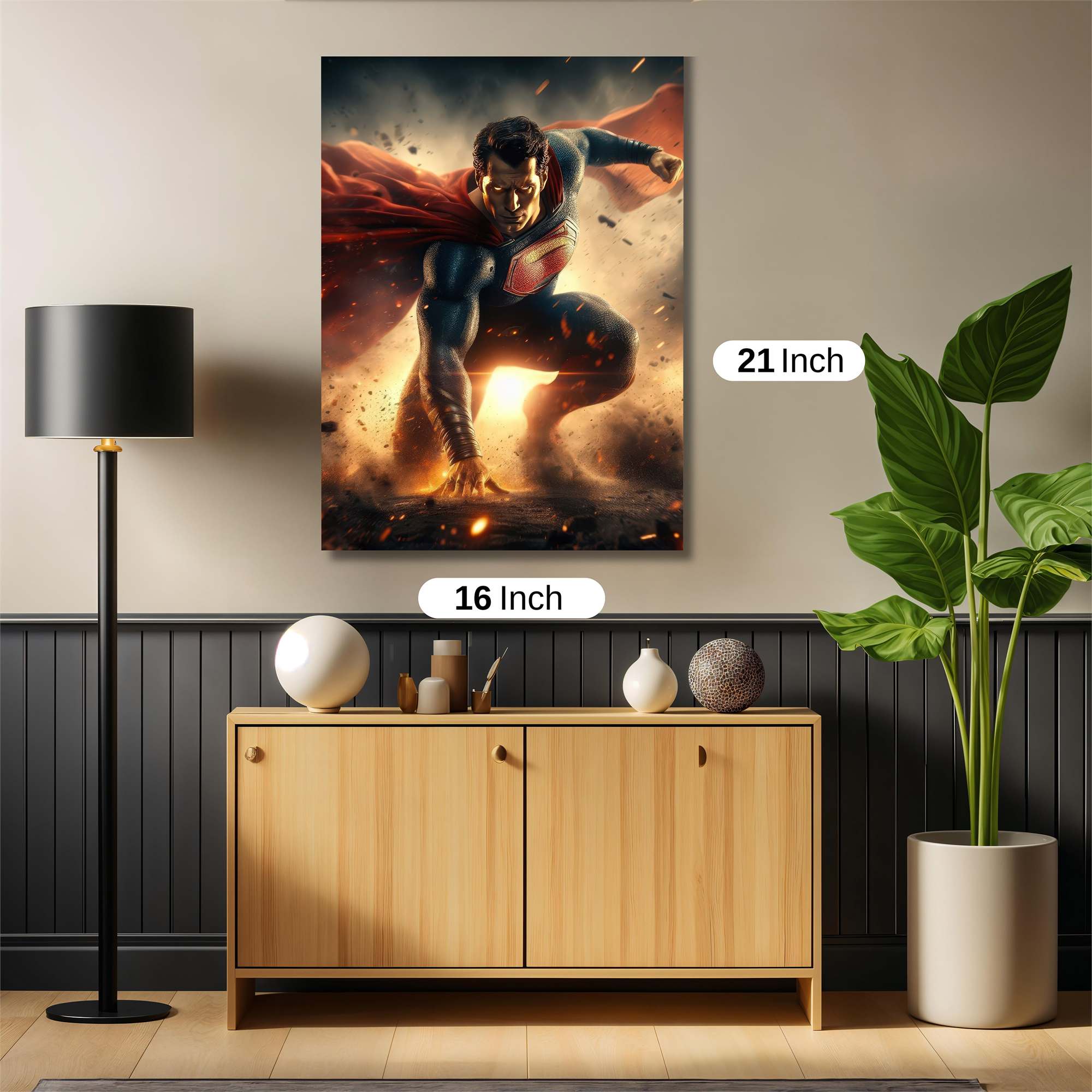 Superman Resolute Safe Wall Magnetic / M