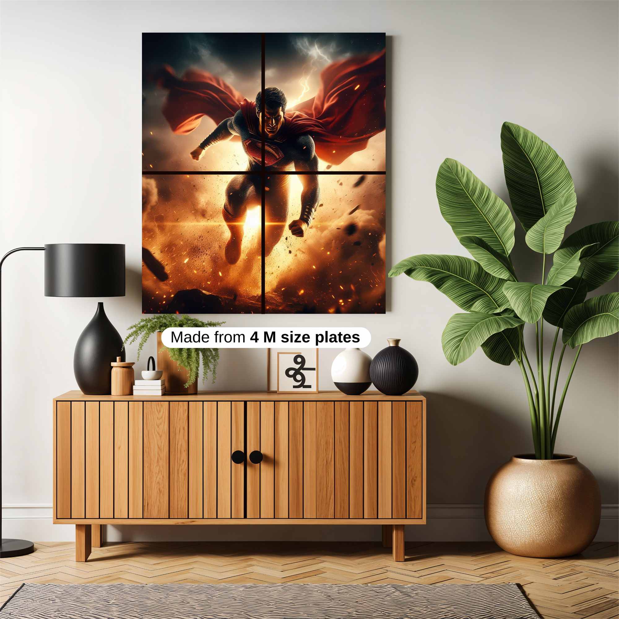 Superman Resolute Safe Wall Magnetic / M