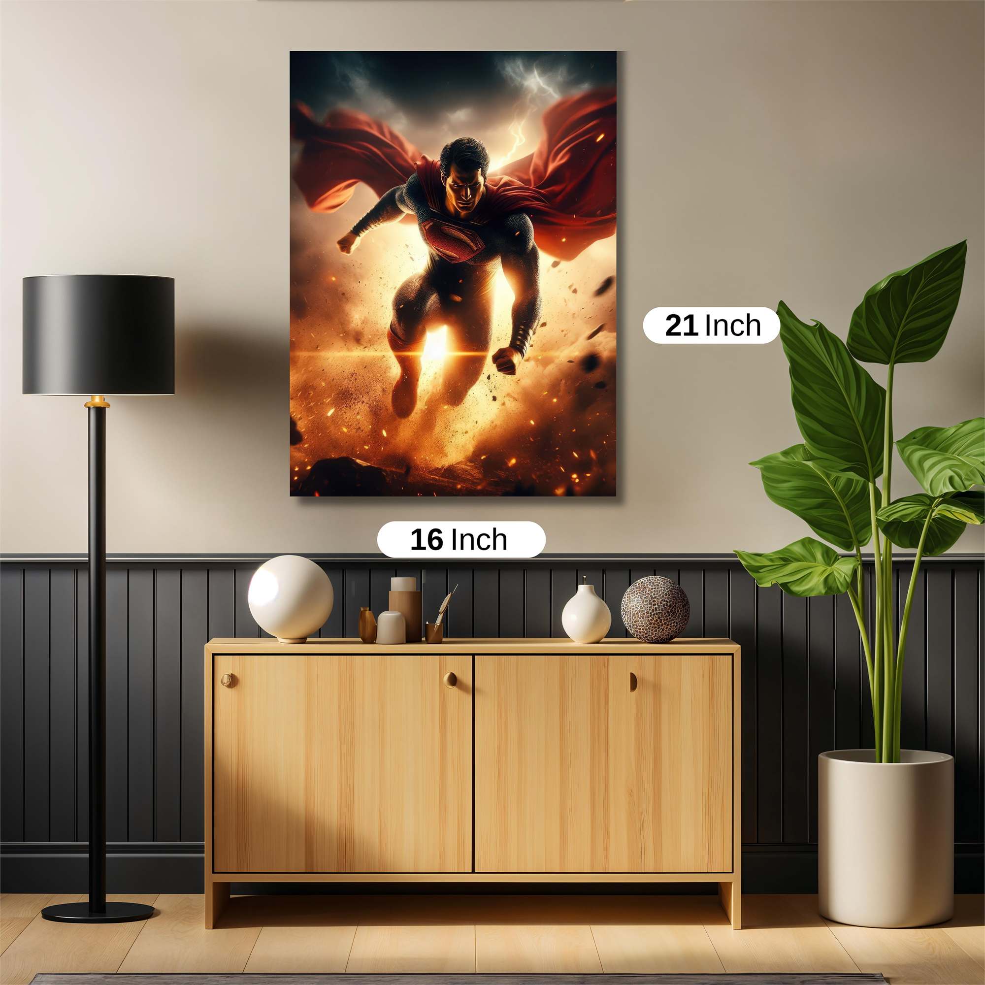 Superman Resolute Safe Wall Magnetic / M