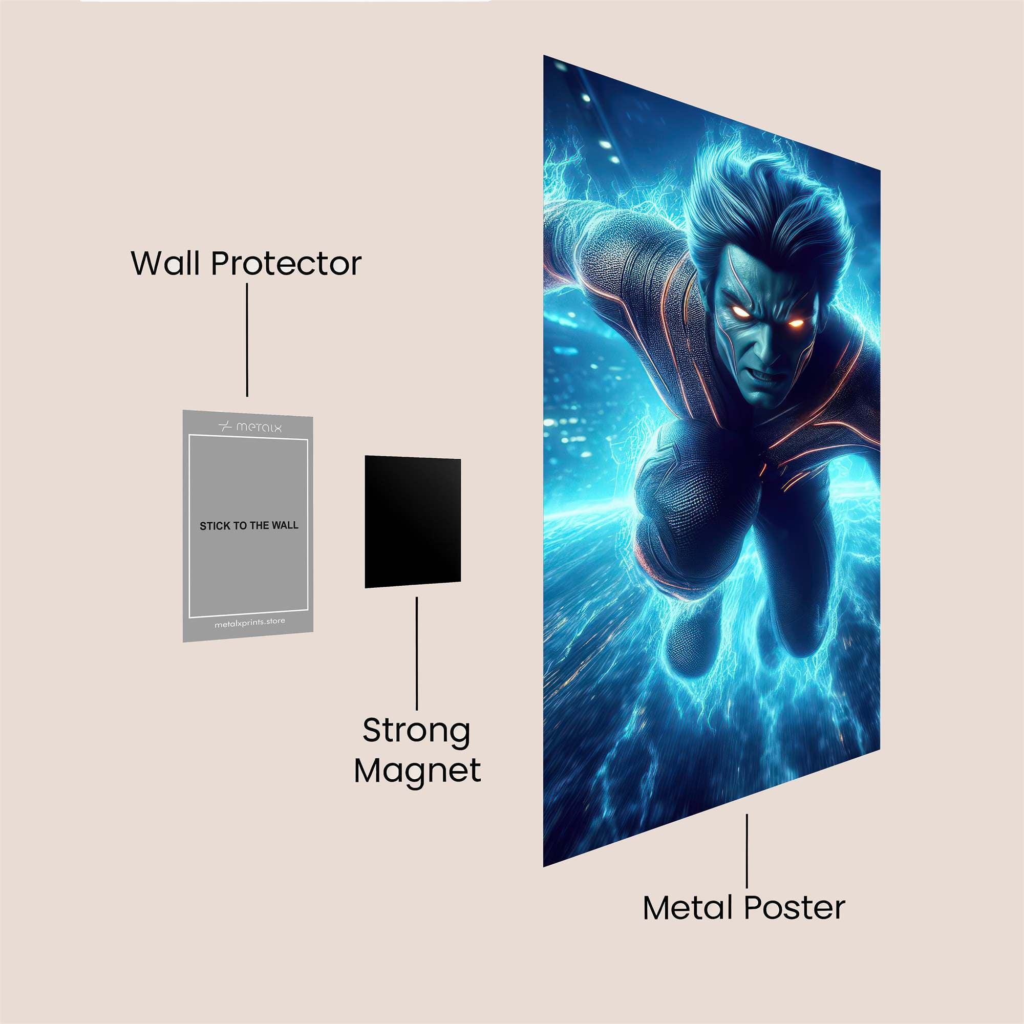 Electro Fury Safe Wall Magnetic / M