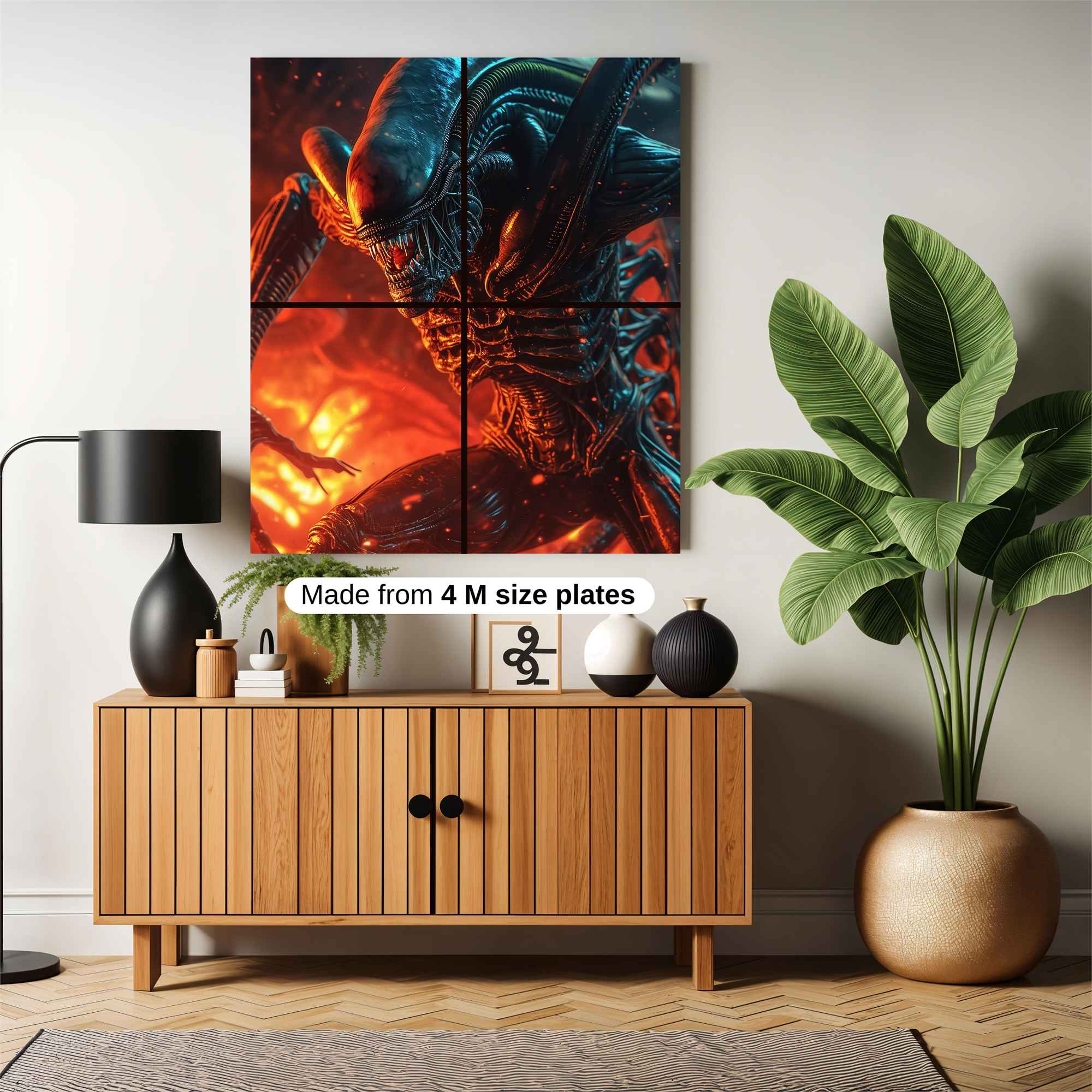 Xenomorph Inferno Safe Wall Magnetic / M