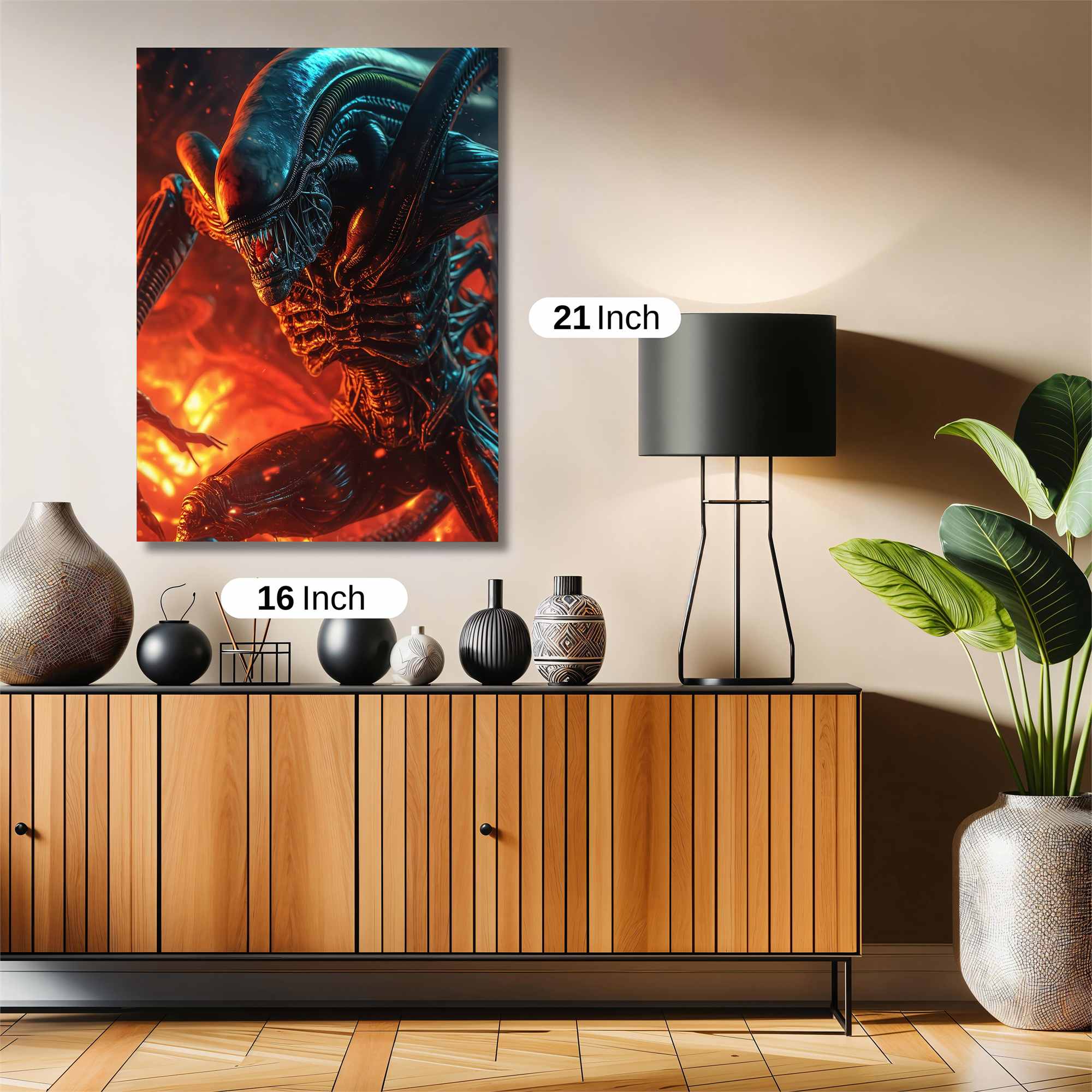 Xenomorph Inferno Safe Wall Magnetic / M