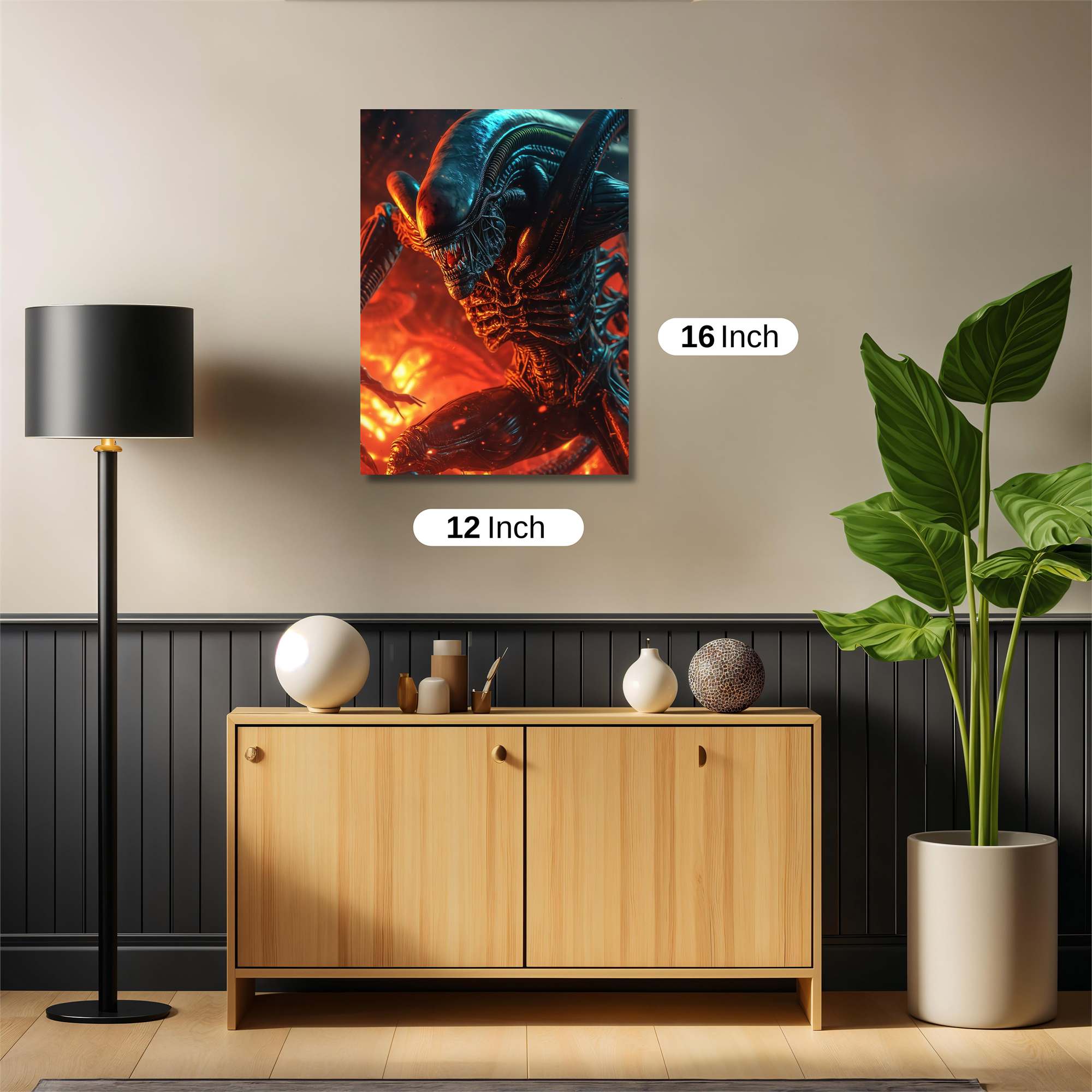 Xenomorph Inferno Safe Wall Magnetic / M