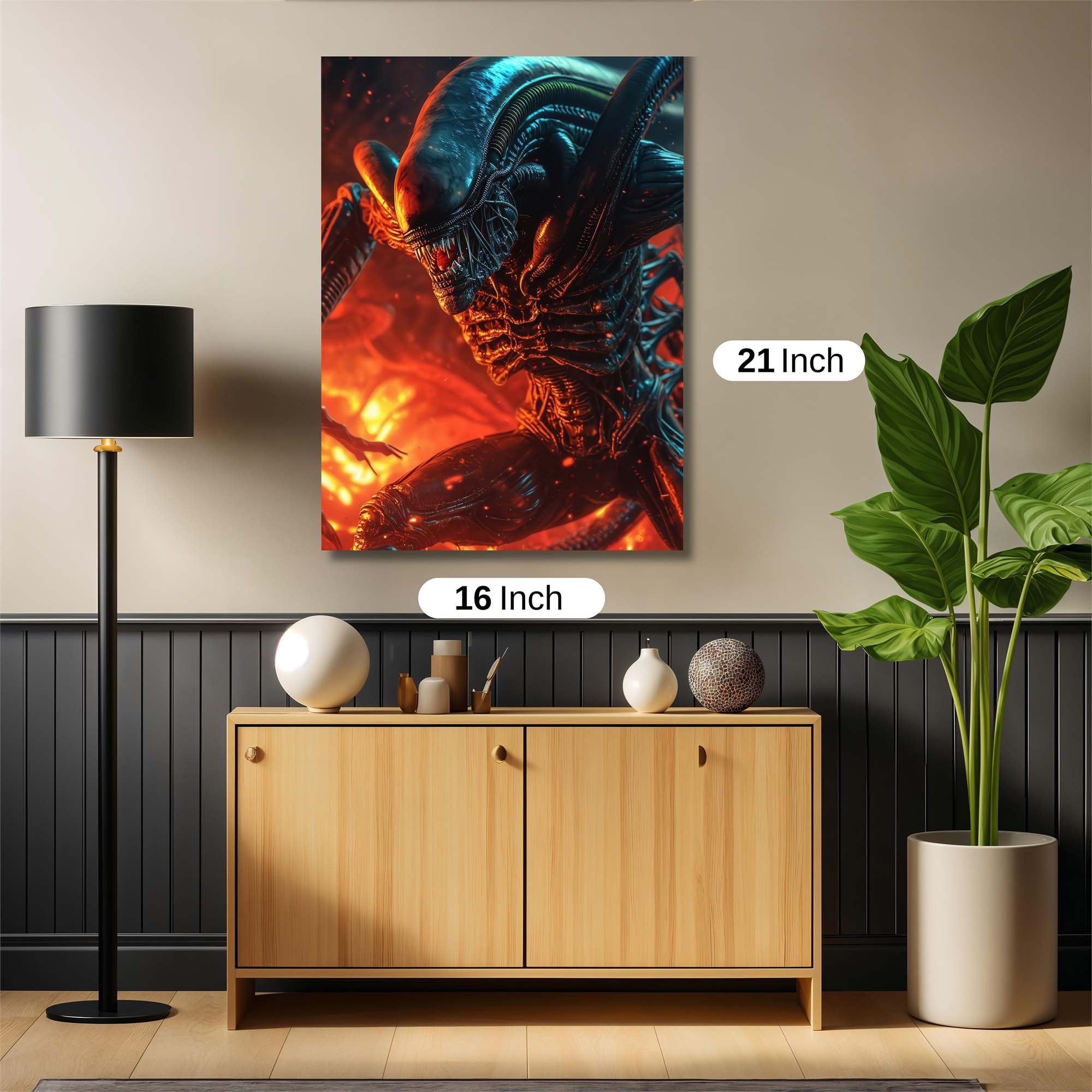 Xenomorph Inferno Safe Wall Magnetic / M