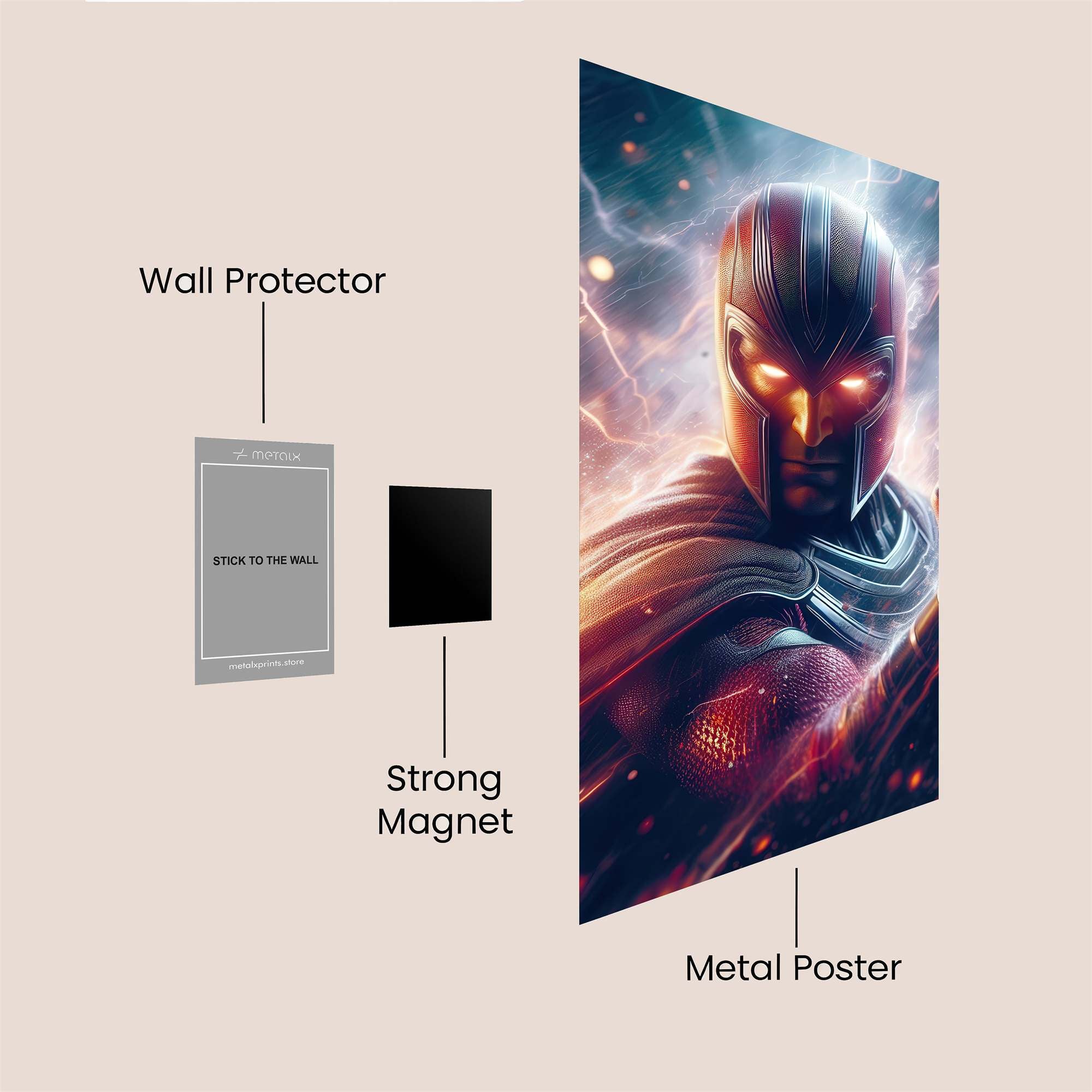 Magneto Menace Safe Wall Magnetic / M