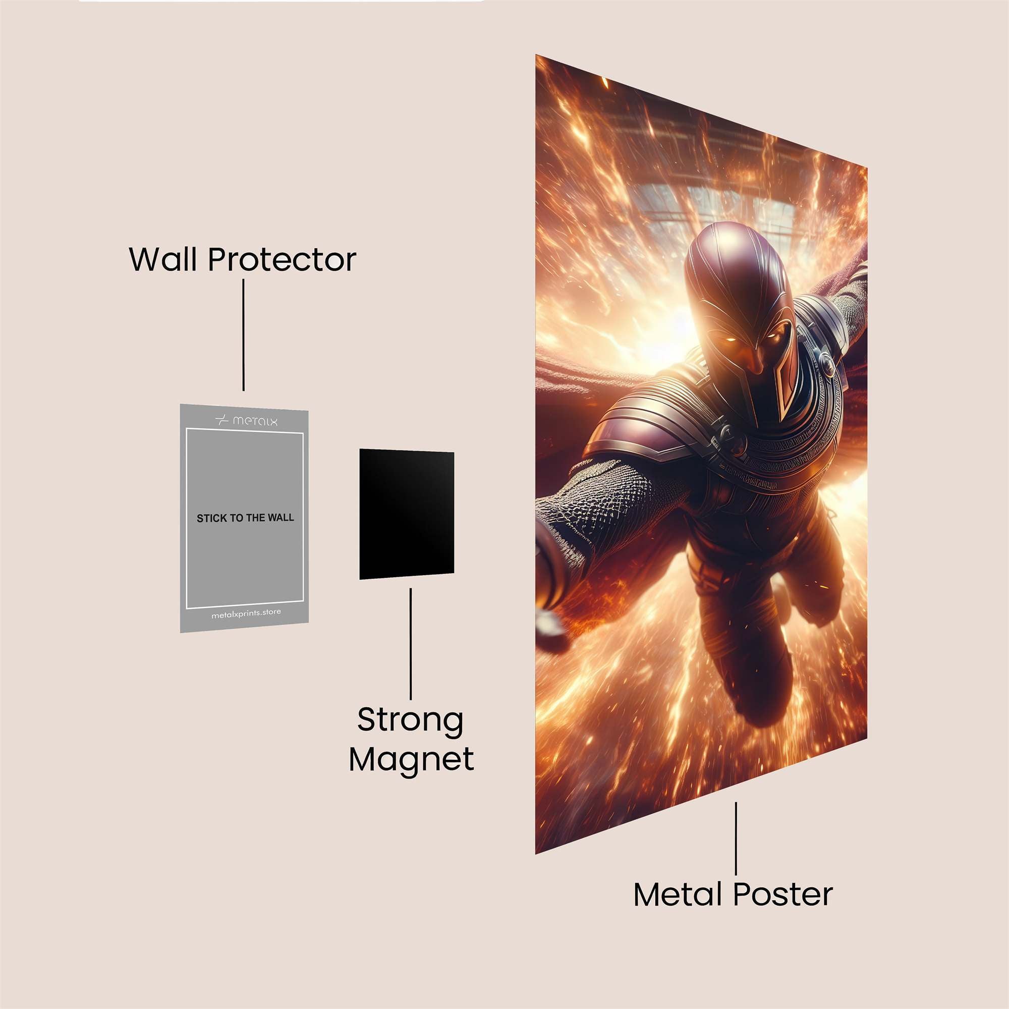 Magneto Ascendant Safe Wall Magnetic / M