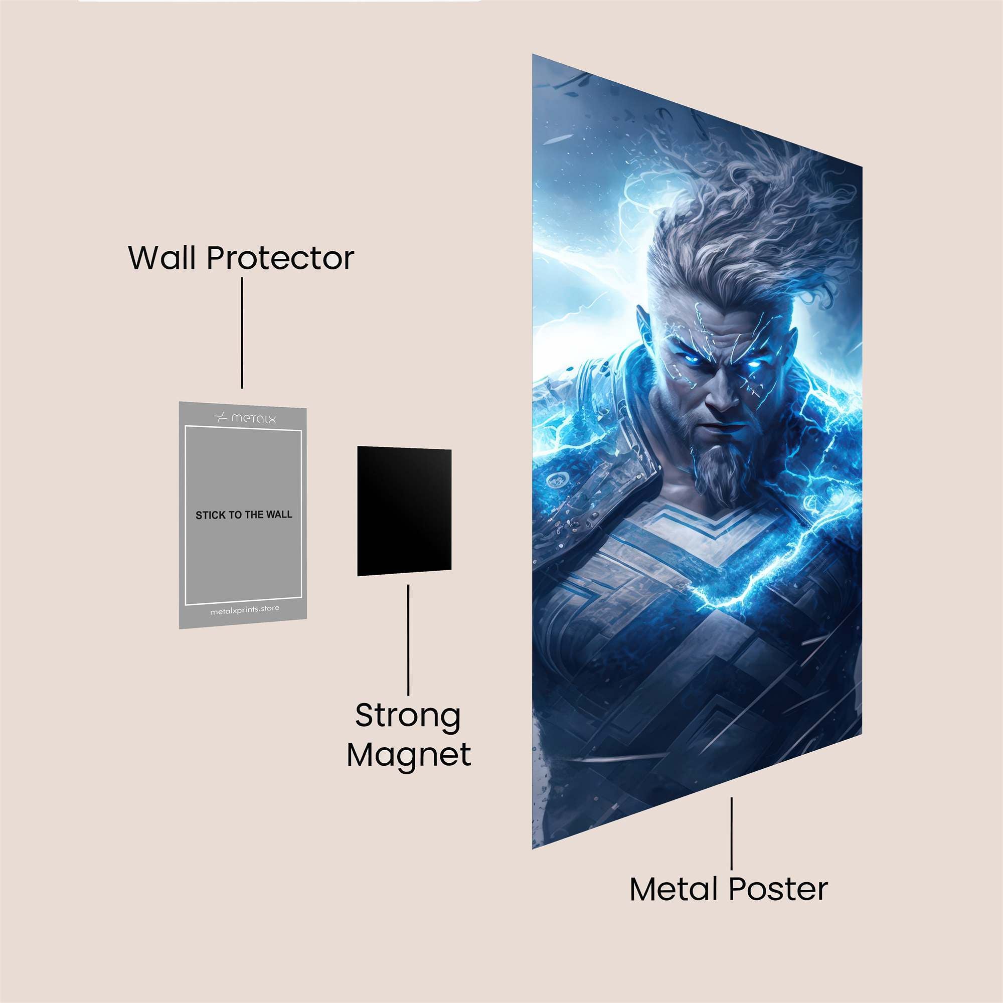 Thor Unleashed Safe Wall Magnetic / M