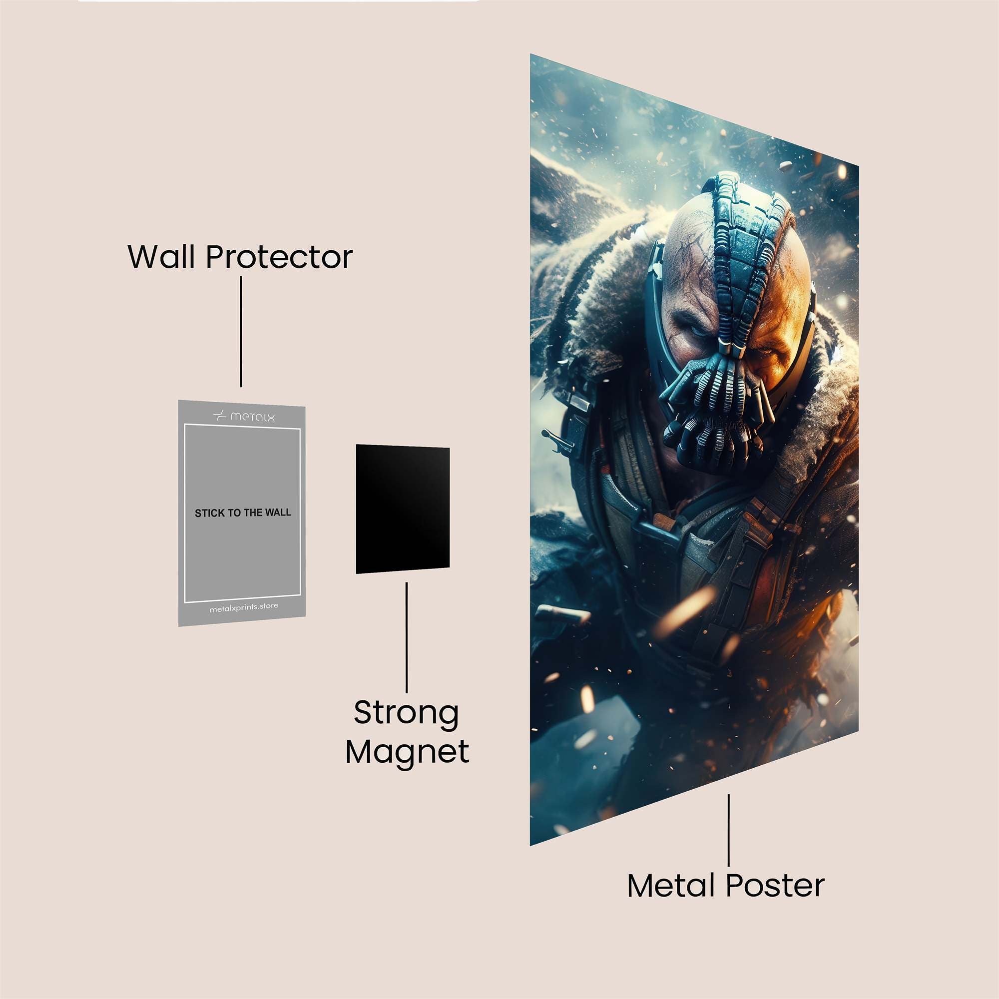 Bane Ferocious Safe Wall Magnetic / M