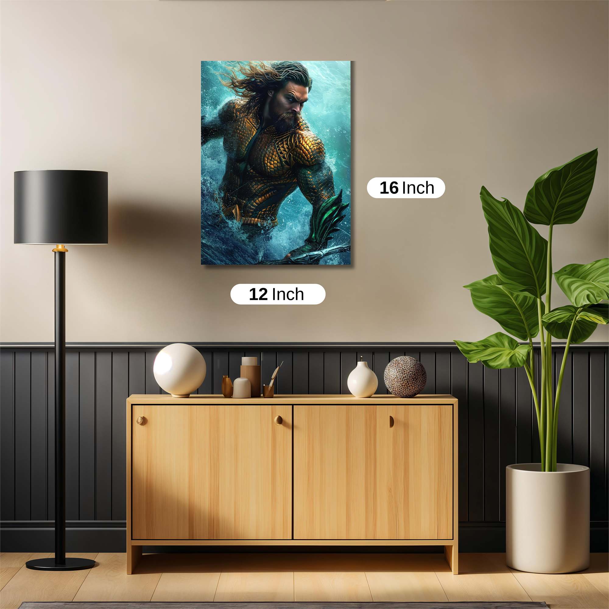 Aquaman Majestic Safe Wall Magnetic / M