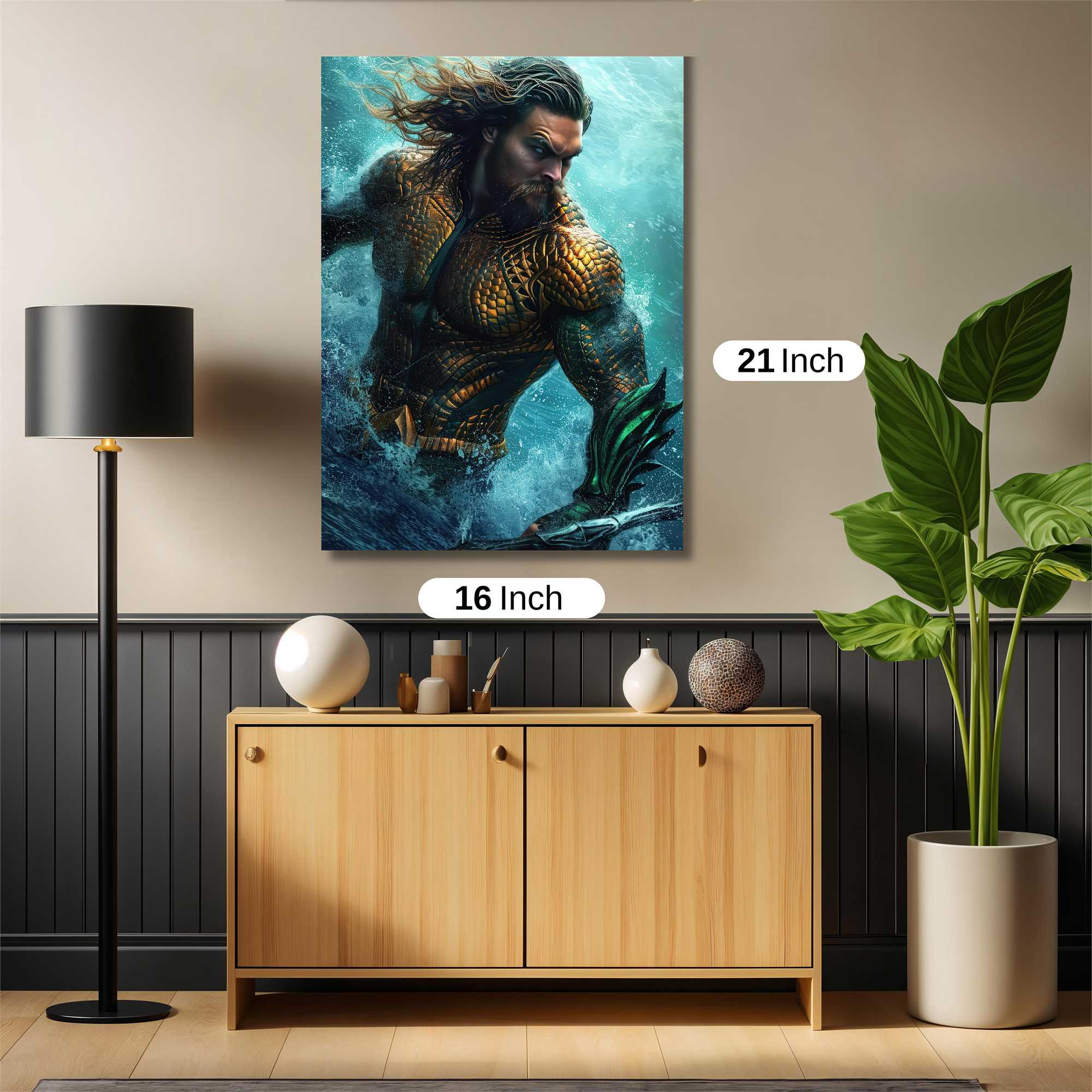 Aquaman Majestic Safe Wall Magnetic / M