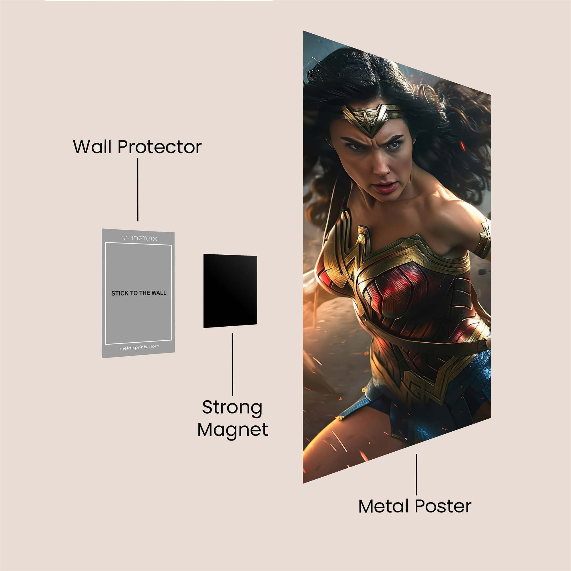 Wonder Triumphant Safe Wall Magnetic / M