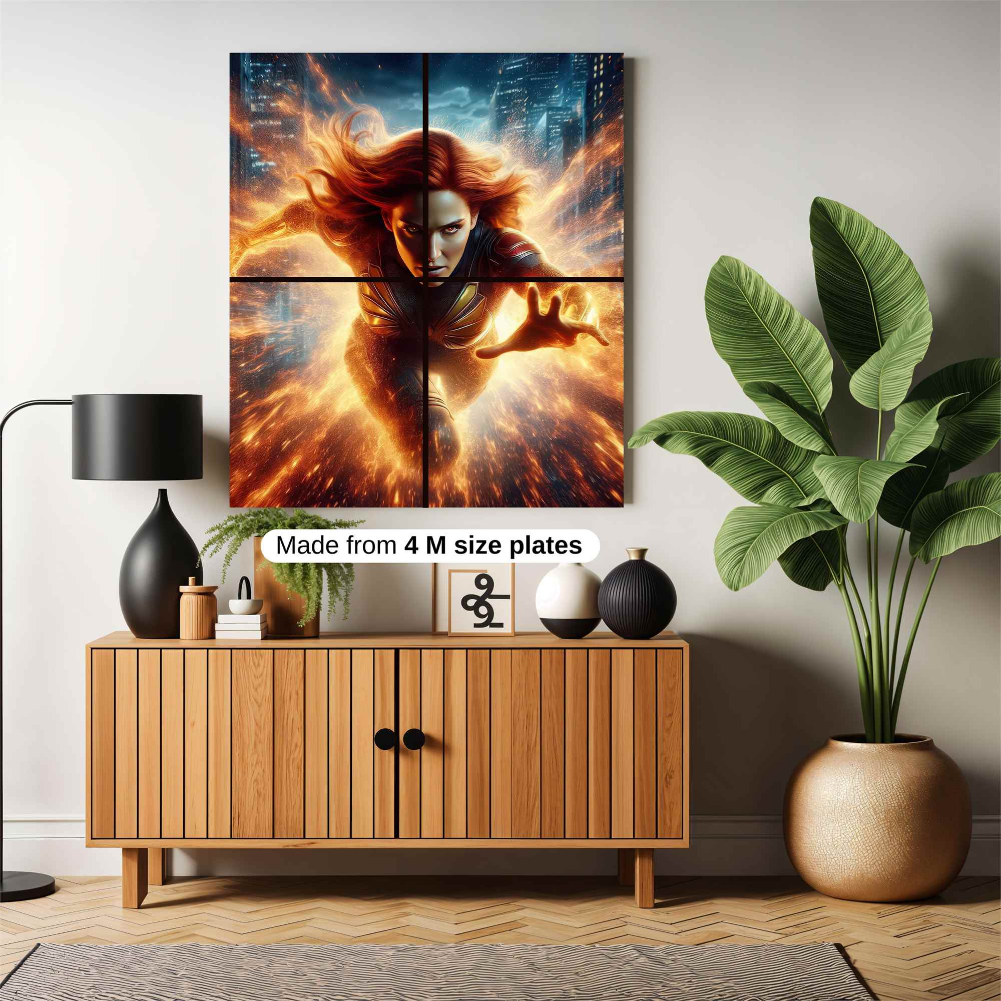Phoenix Rising Safe Wall Magnetic / M