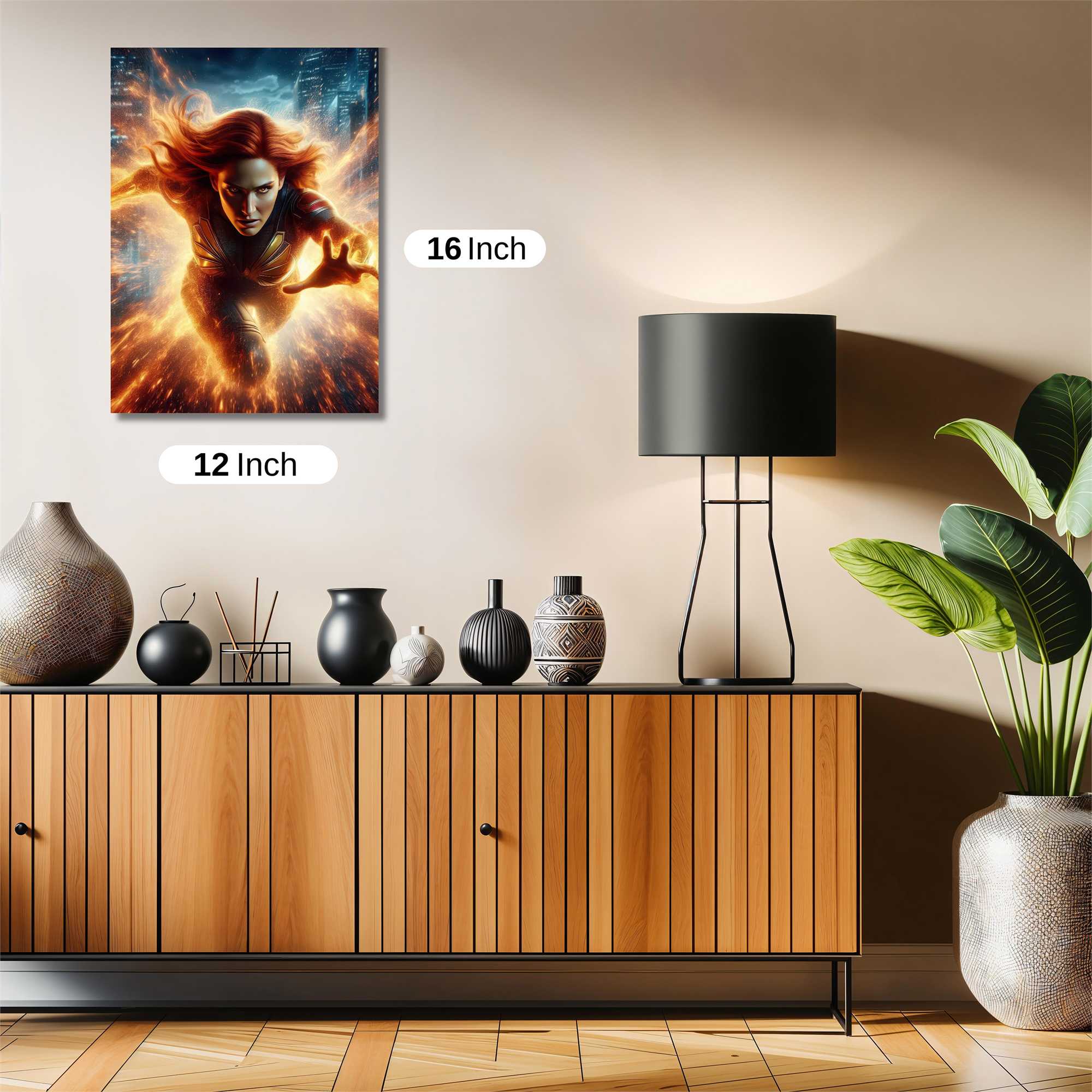 Phoenix Rising Safe Wall Magnetic / M