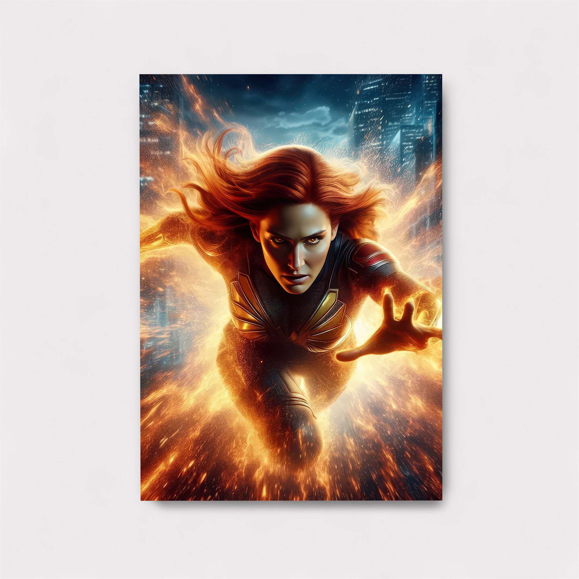 Phoenix Rising Safe Wall Magnetic / M