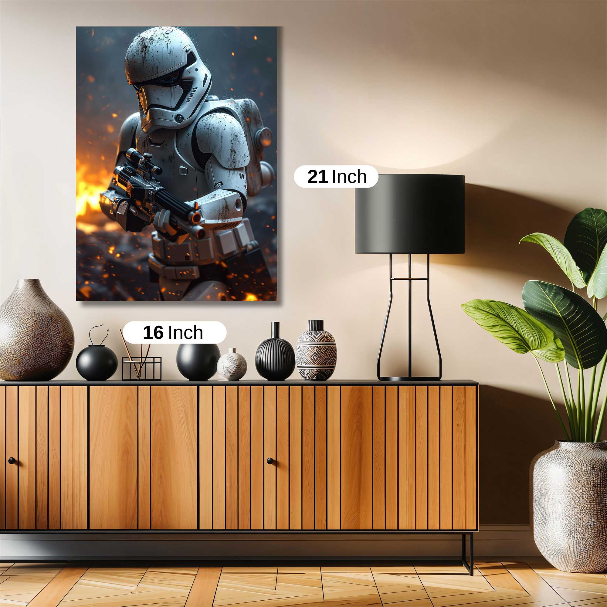 Trooper Inferno Safe Wall Magnetic / M