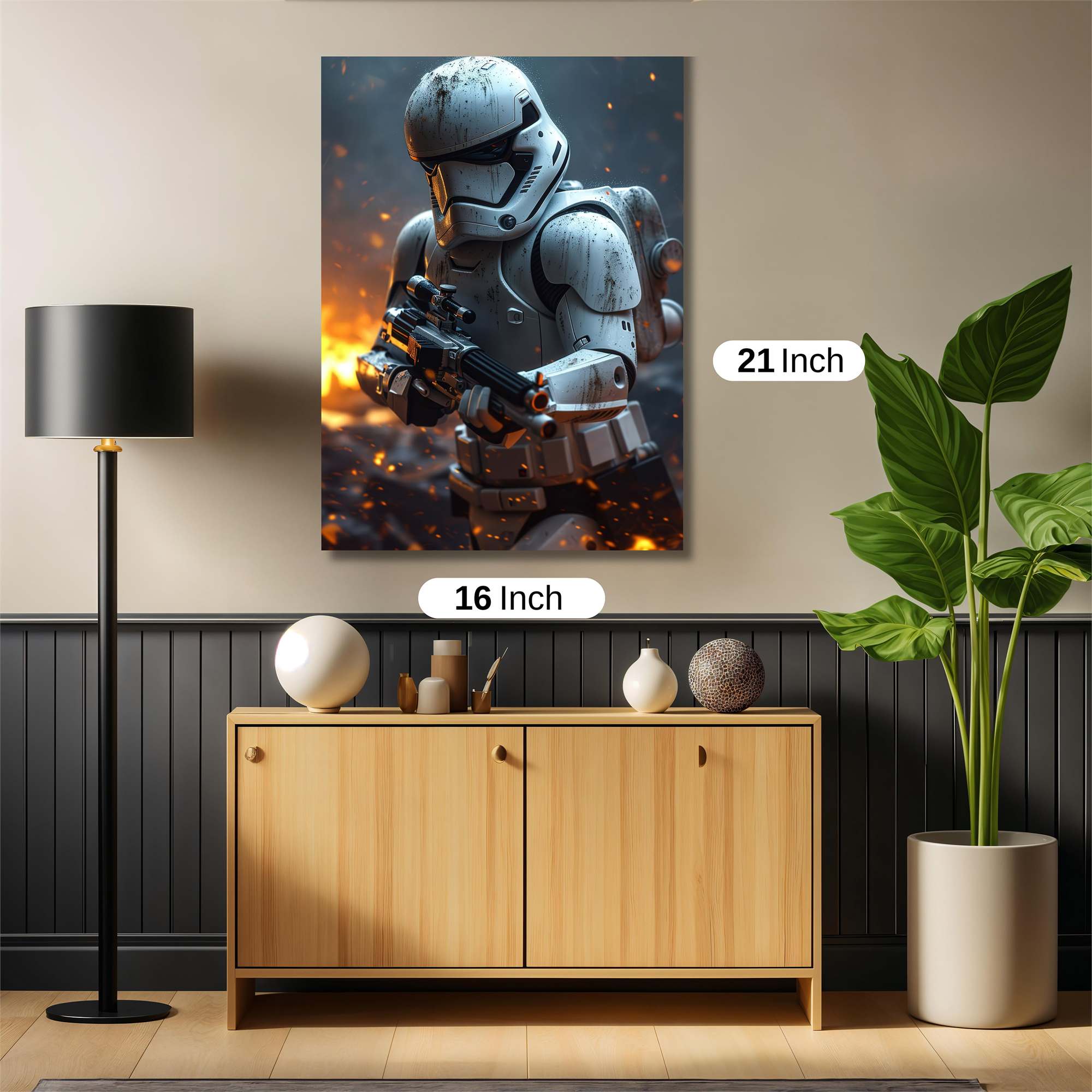 Trooper Inferno Safe Wall Magnetic / M