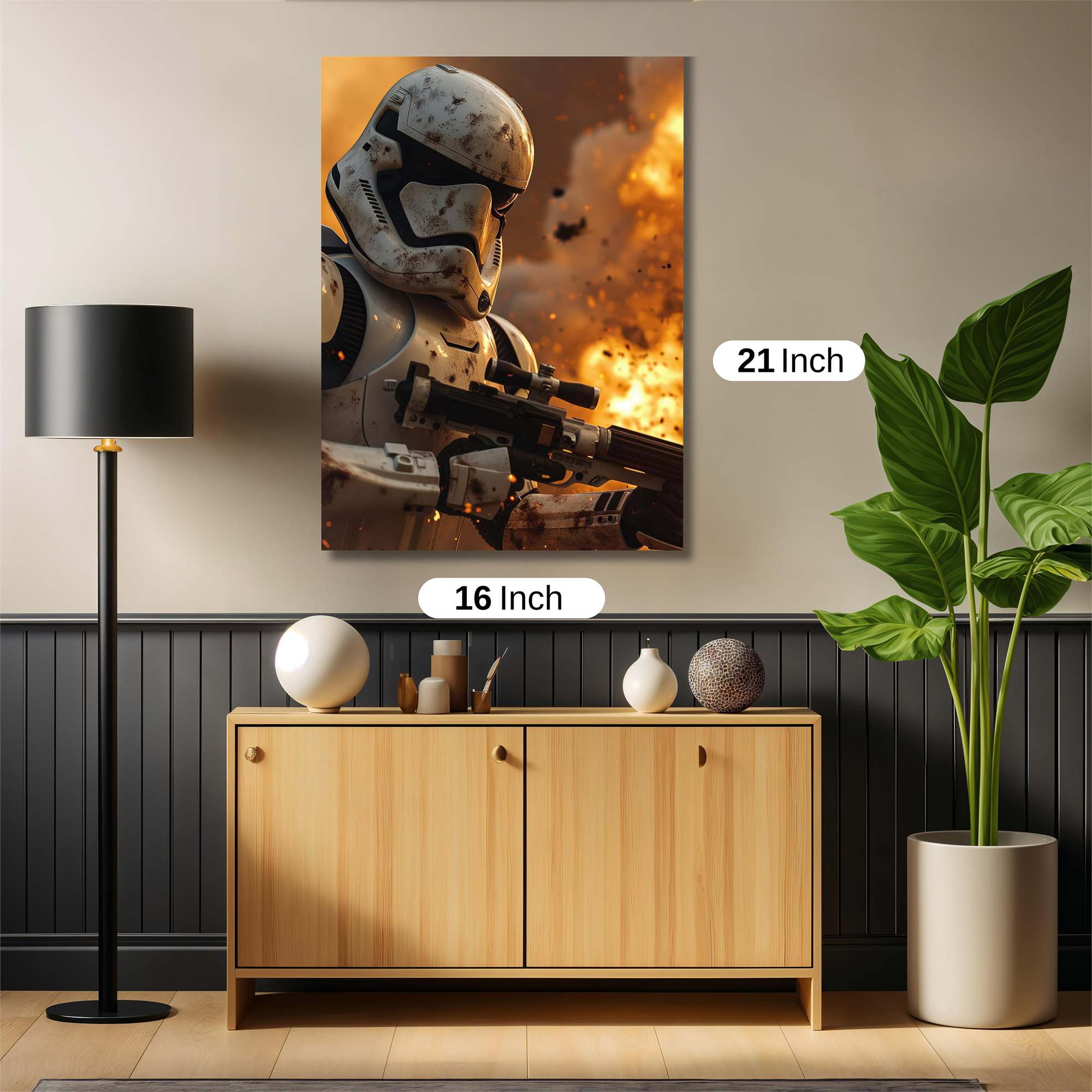 Trooper Blaze Safe Wall Magnetic / M