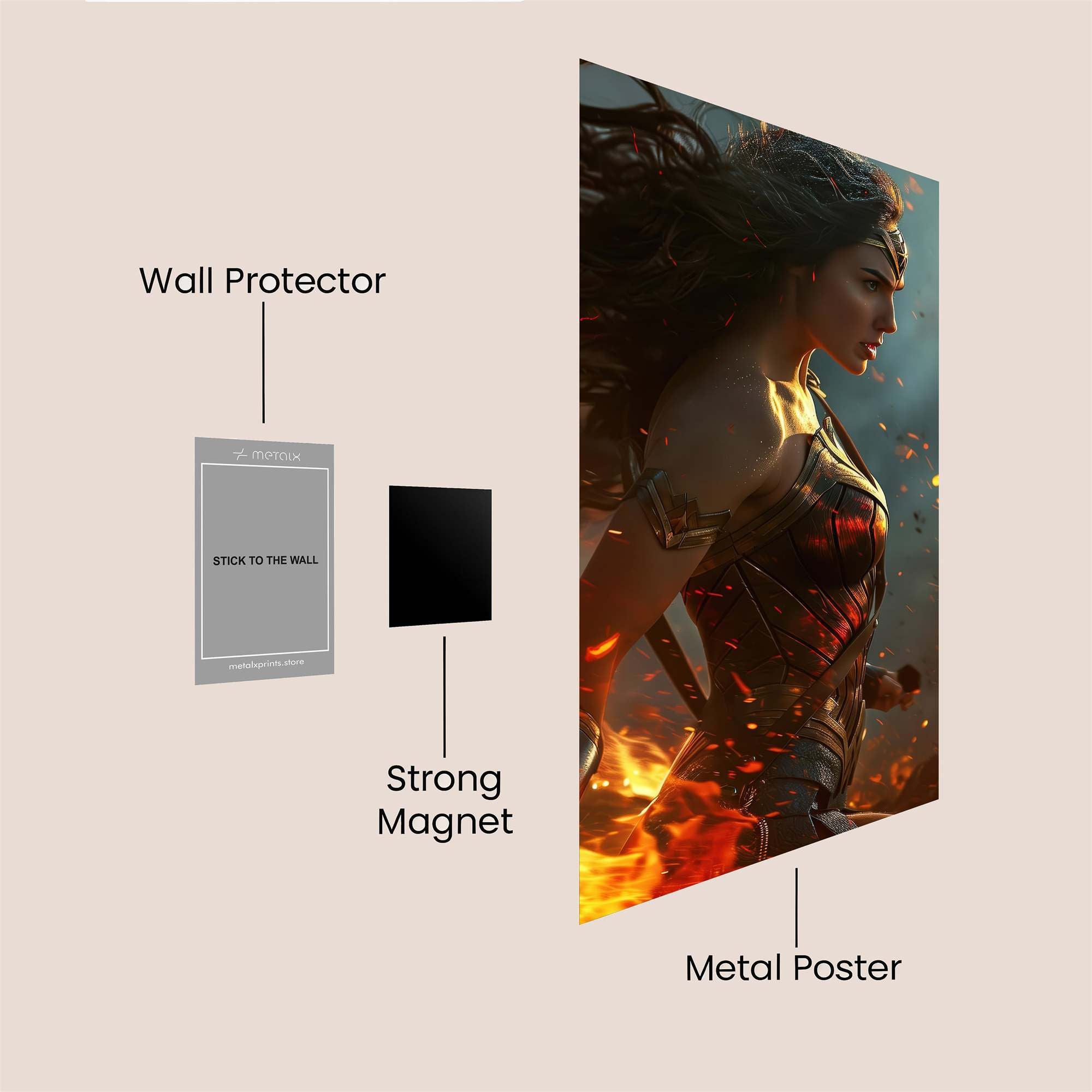 Wonder Fierce Safe Wall Magnetic / M