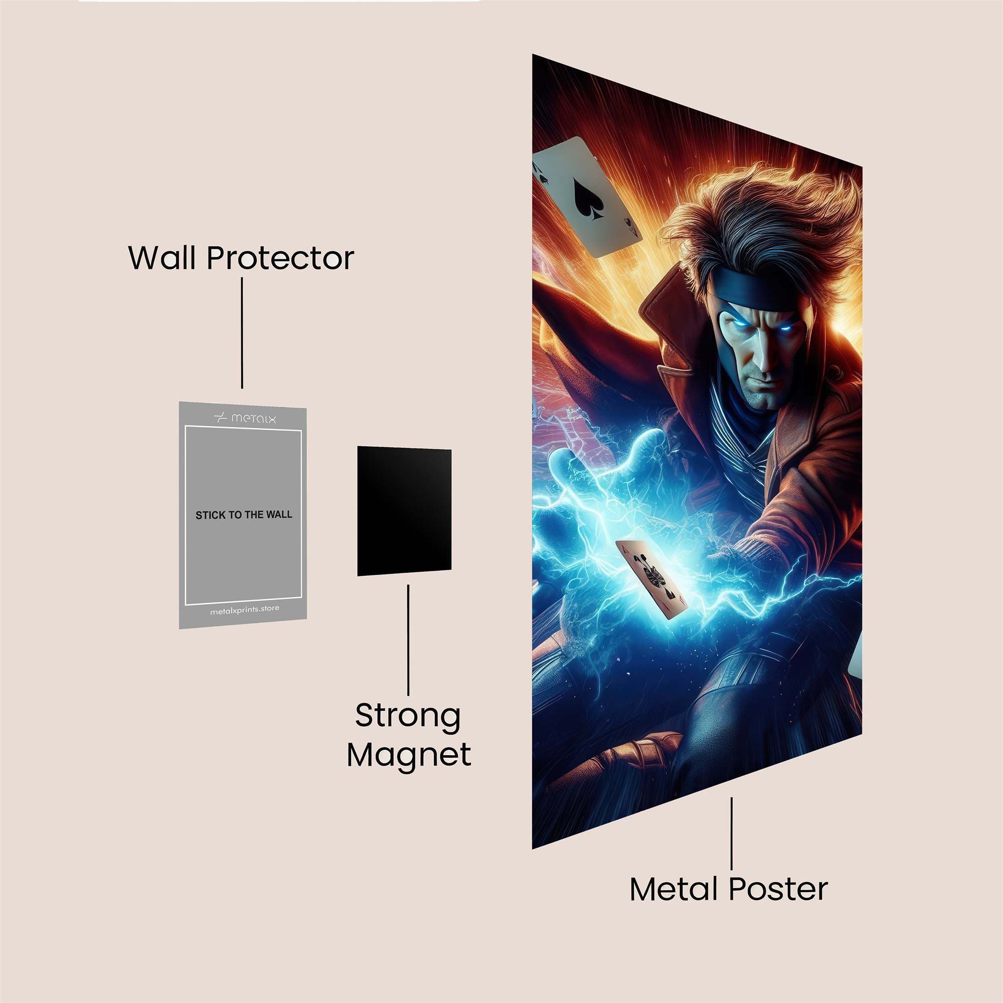 Gambit Electrifying Safe Wall Magnetic / M