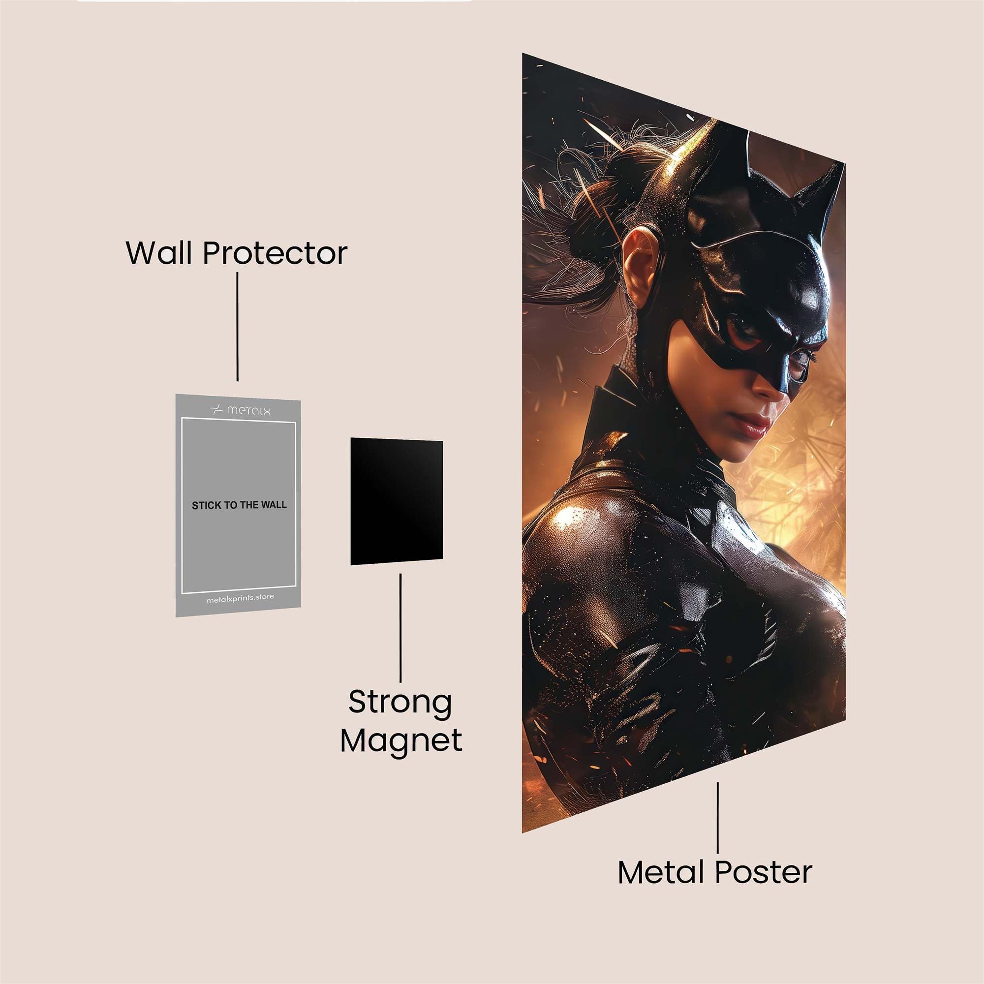 Catwoman Enigmatic Safe Wall Magnetic / M