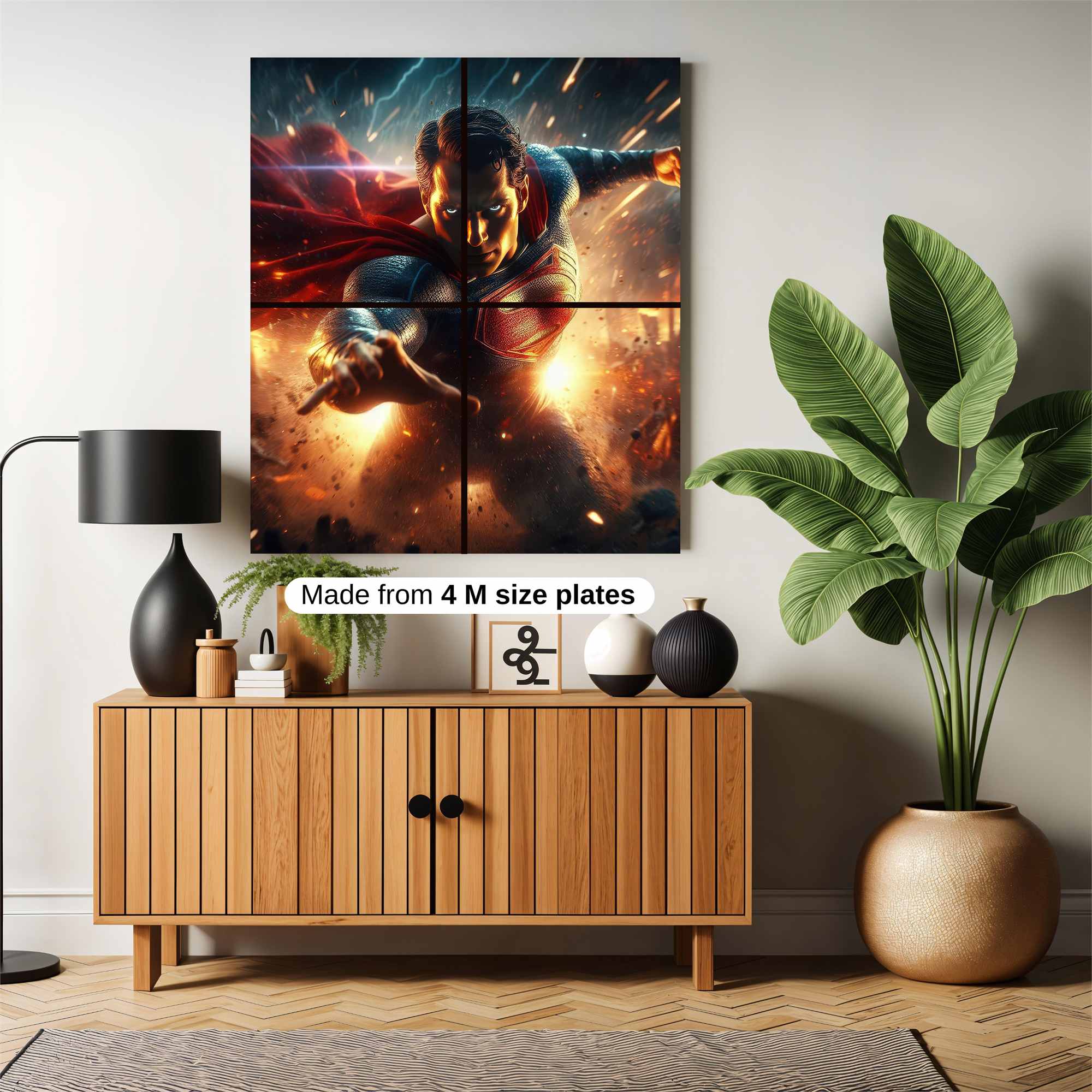 Superman Resolute Safe Wall Magnetic / M
