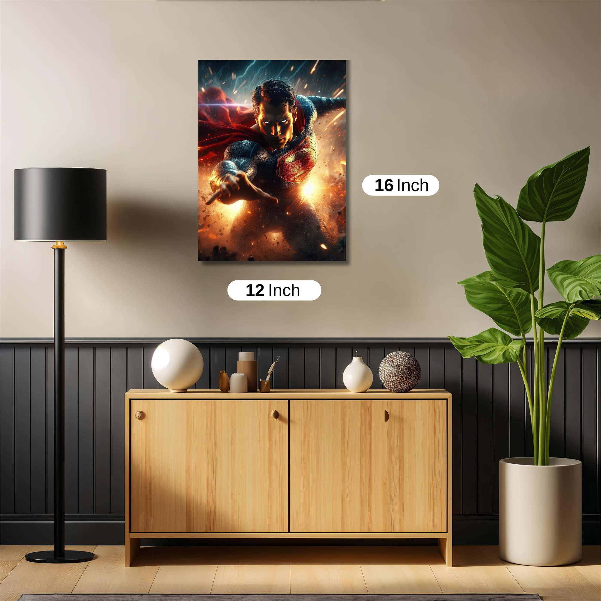 Superman Resolute Safe Wall Magnetic / M
