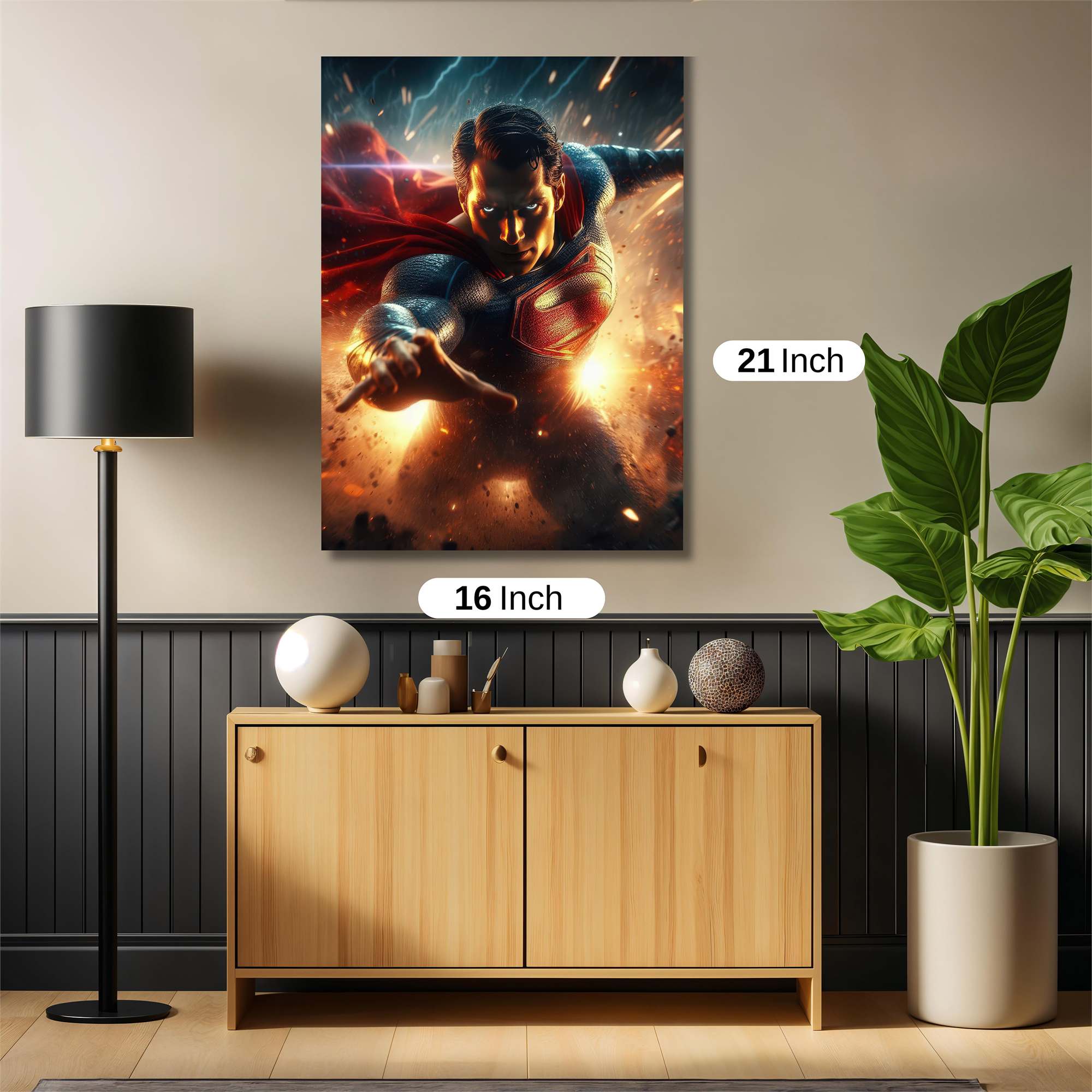 Superman Resolute Safe Wall Magnetic / M