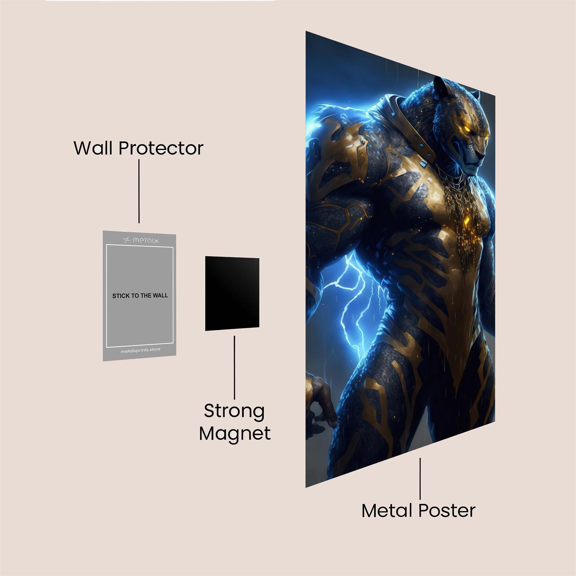 Panther Thunder Safe Wall Magnetic / M