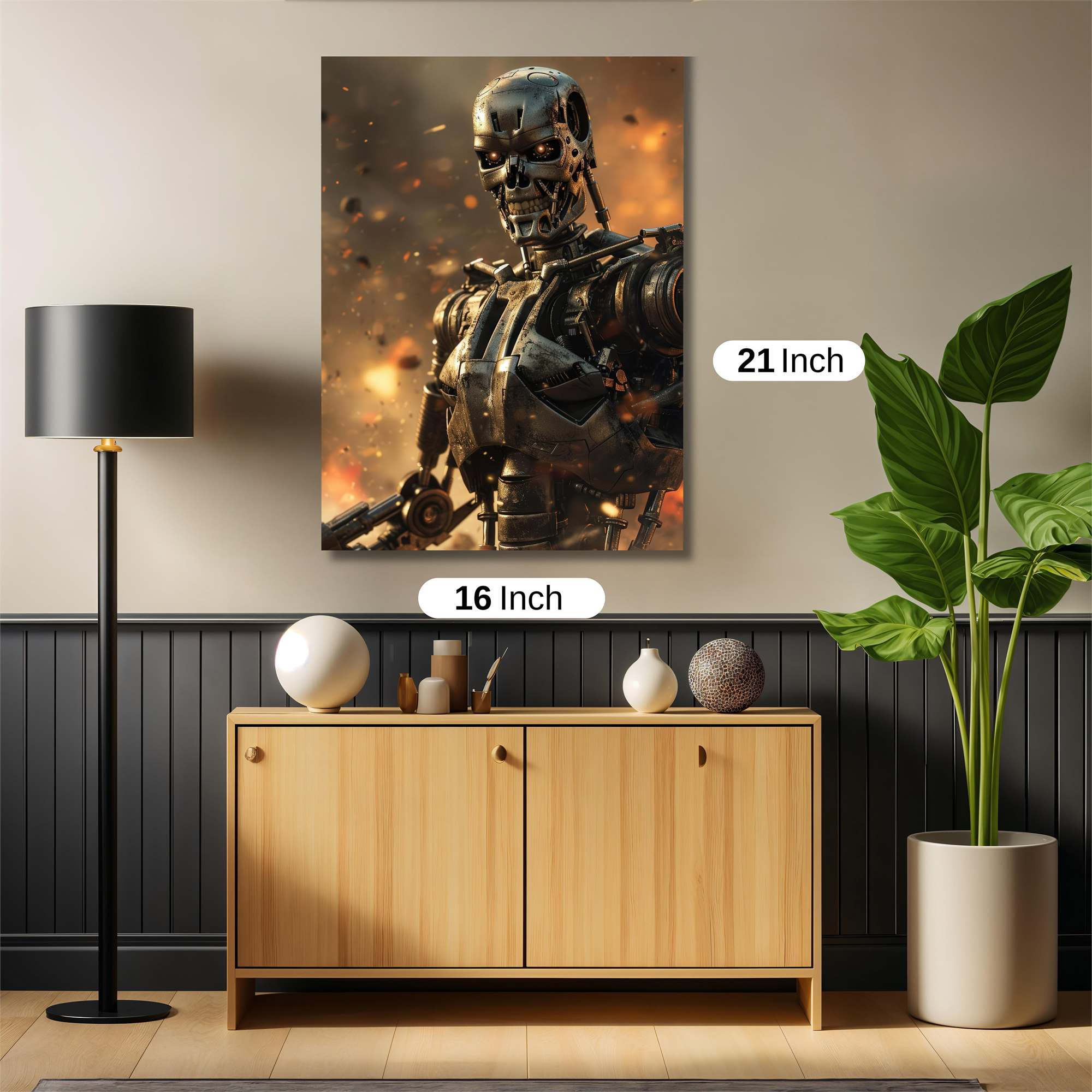 Terminator Menace Safe Wall Magnetic / M